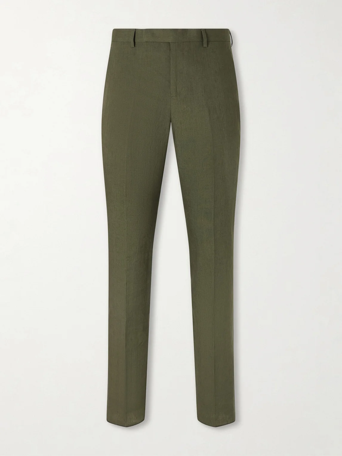 Slim-Fit Tapered Linen Suit Trousers - 1