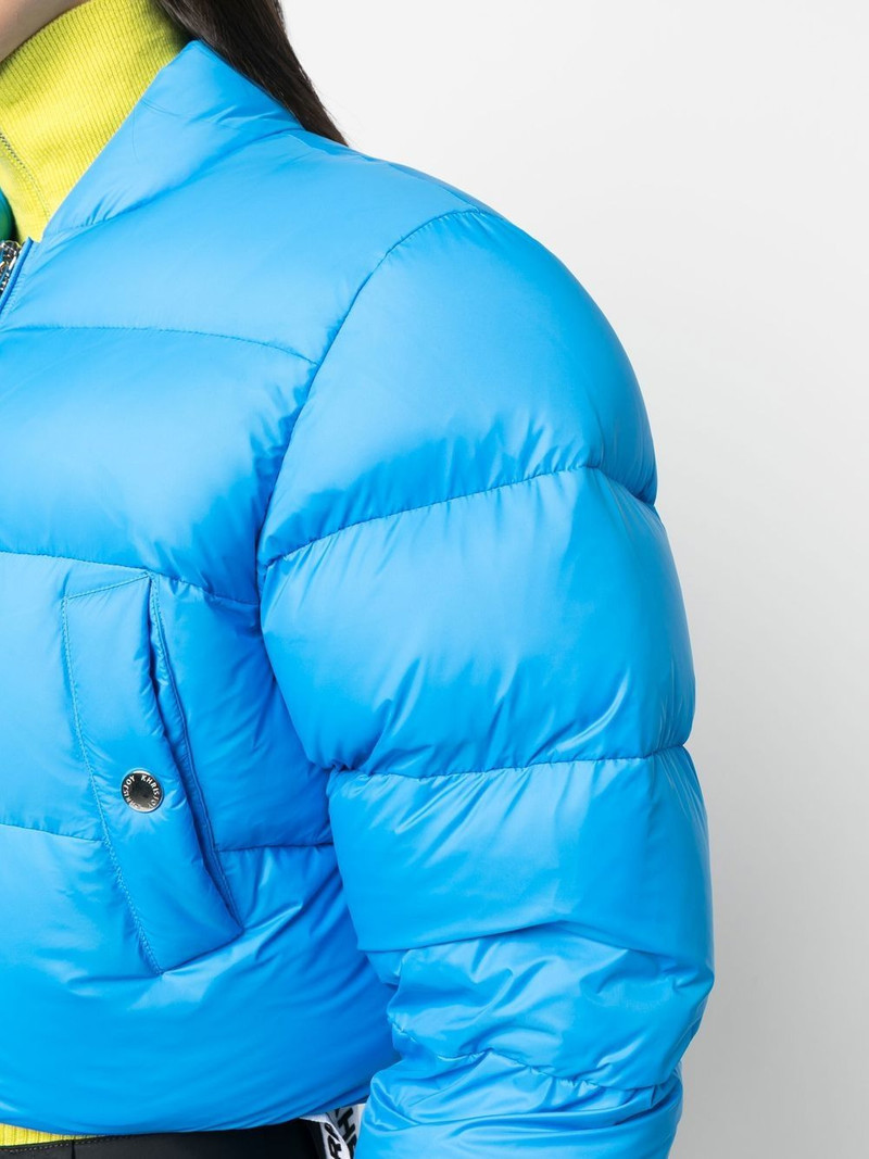 cropped padded bomber jacket 5