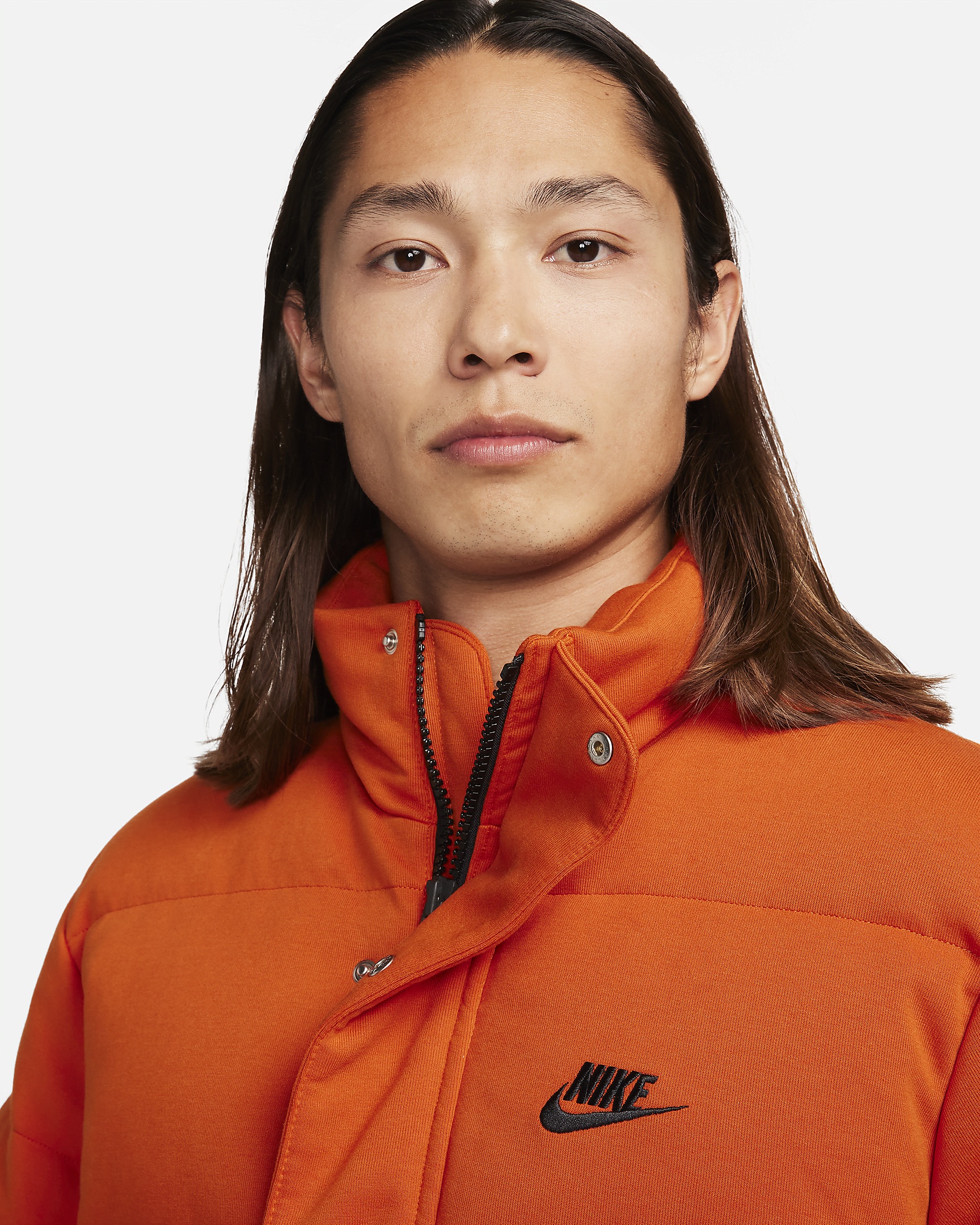 Orange nike jacket best sale