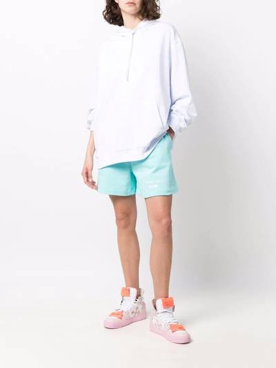 MSGM logo organic cotton swim shorts outlook