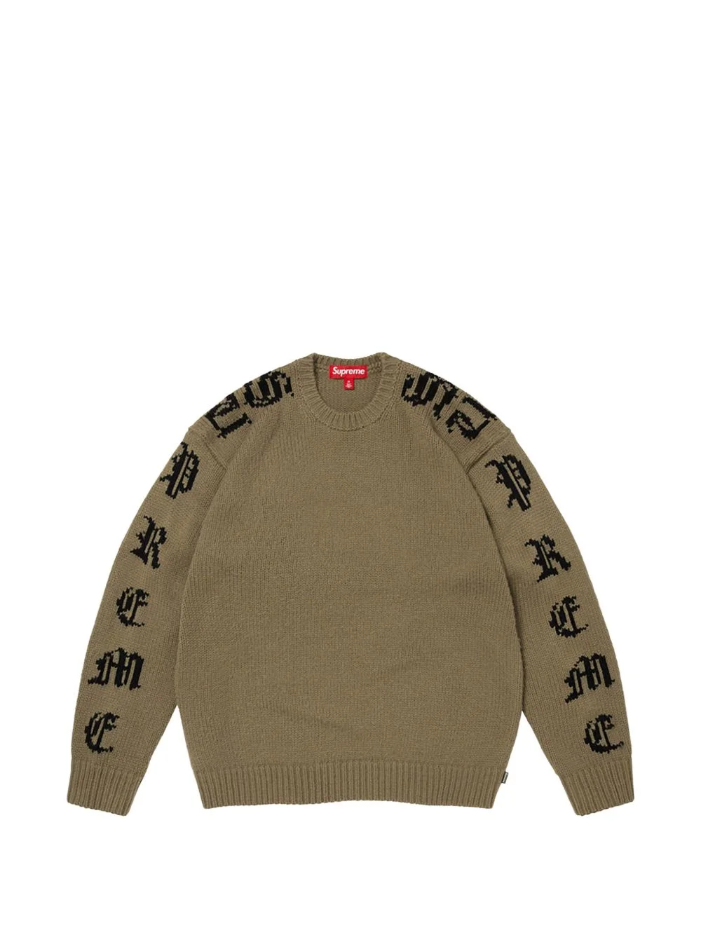 Old English crew-neck sweater - 1