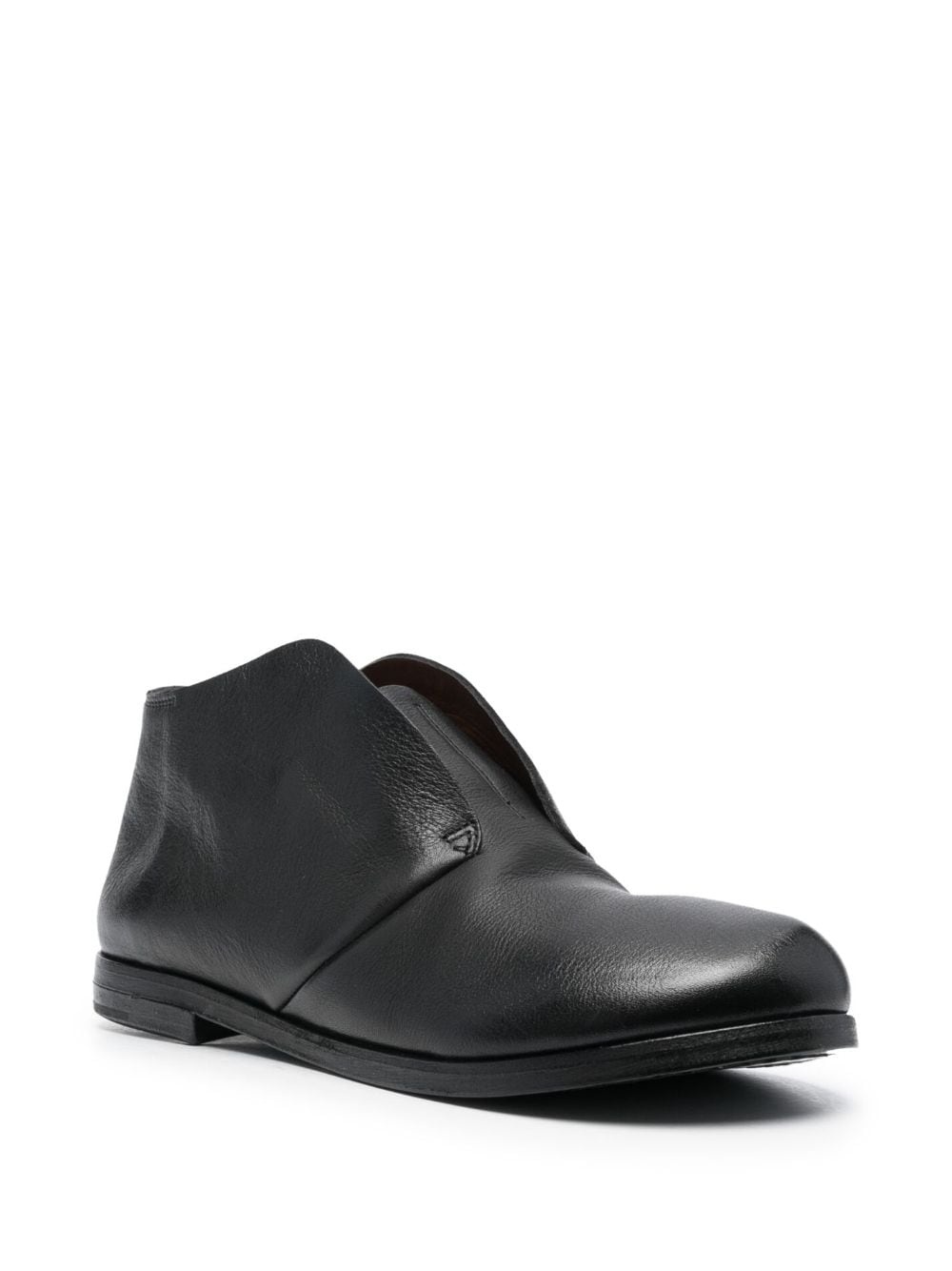 tonal-design leather loafers - 2