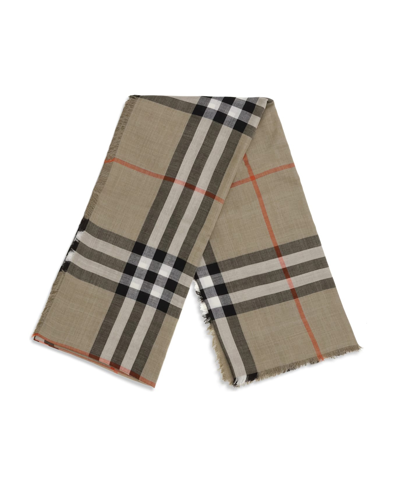 Check Reversible Wool And Silk Scarf - 2