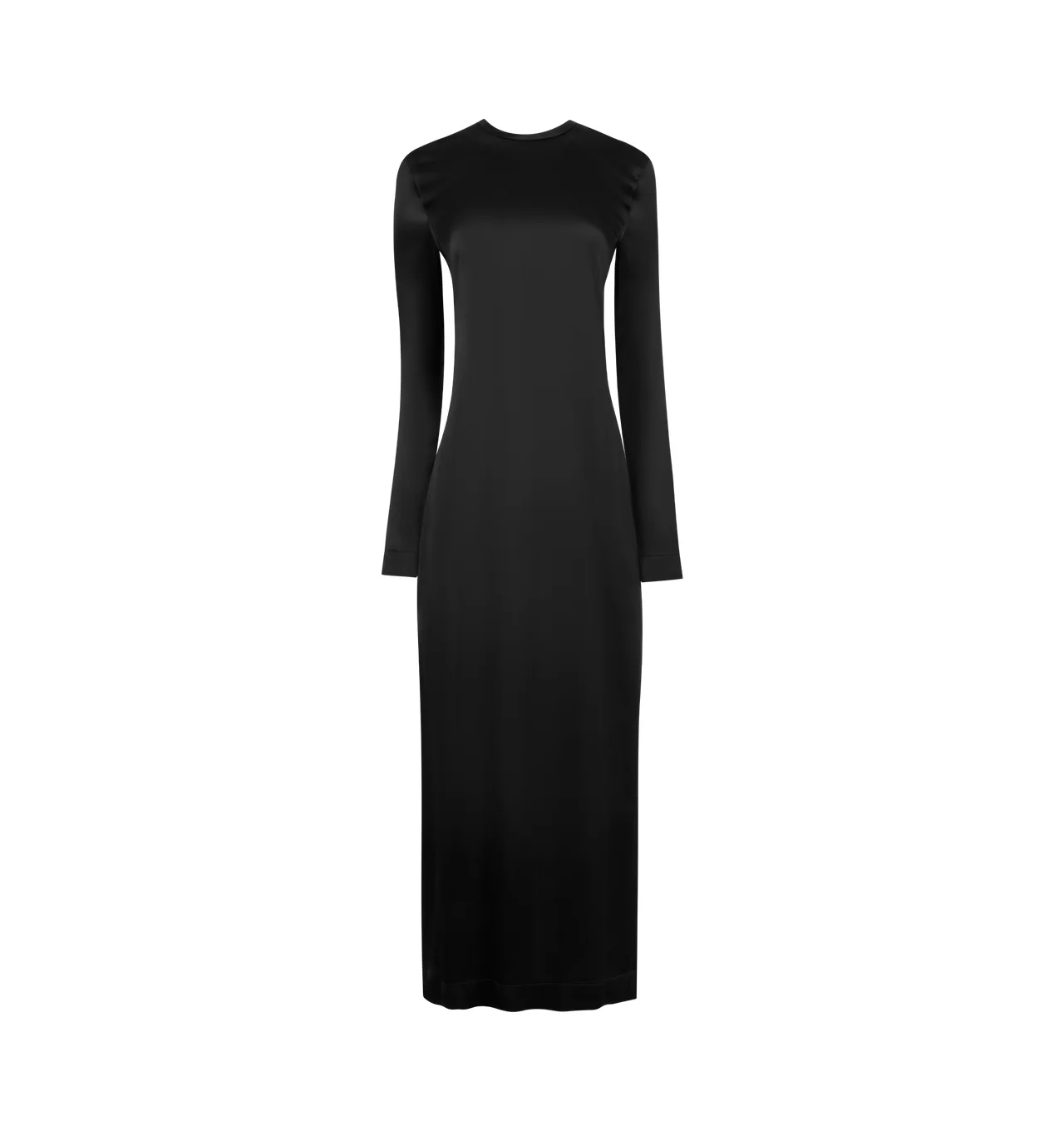 LONG SATIN DRESS - 1