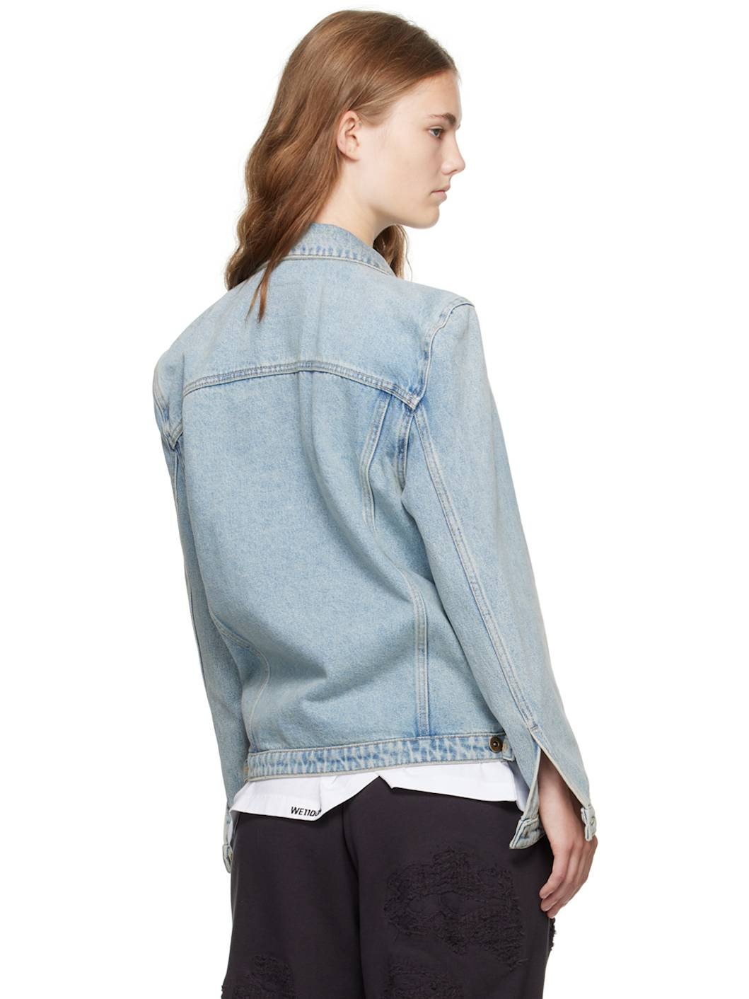 Blue Washed Denim Jacket - 3