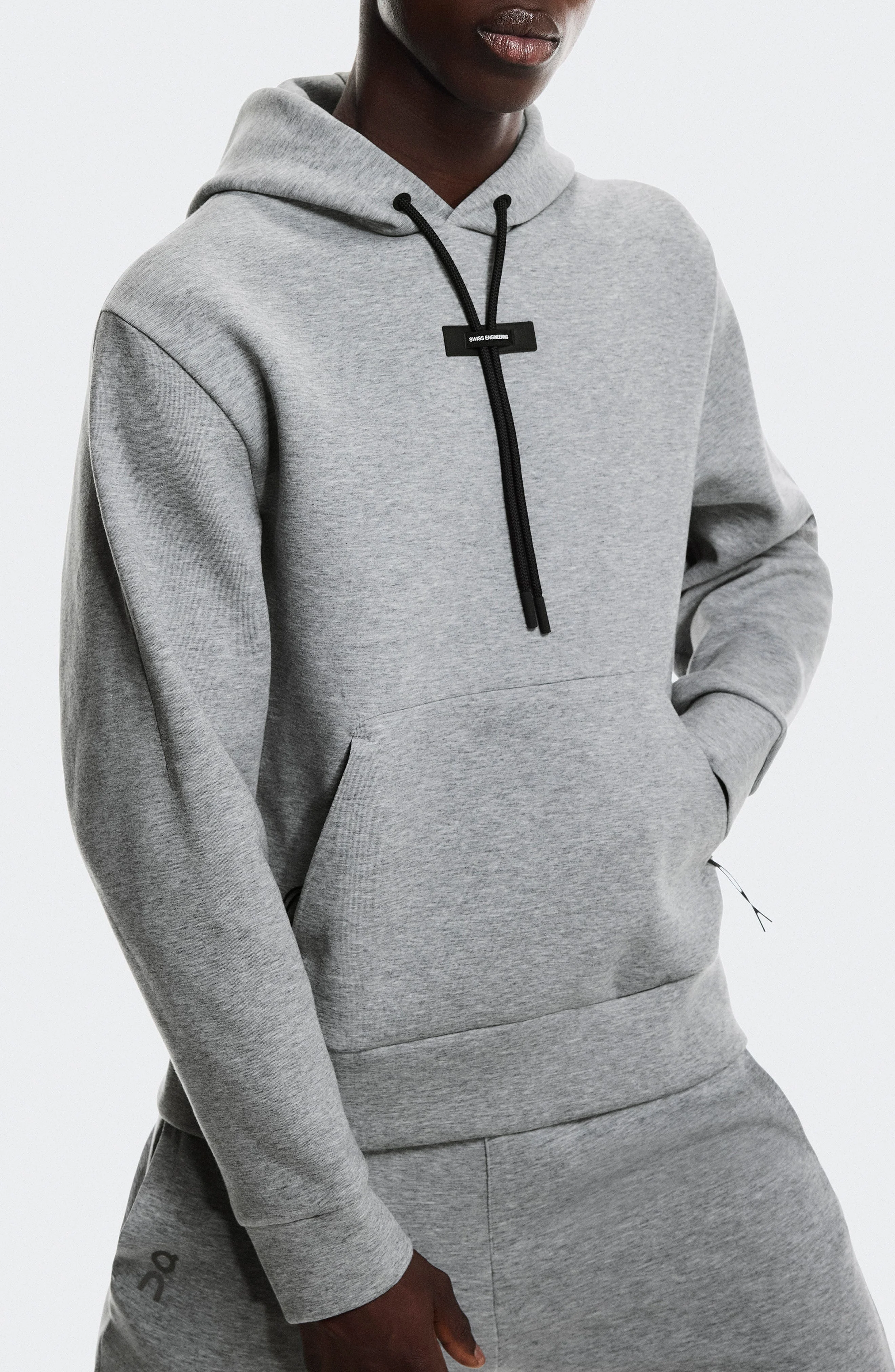 On Focus Tech Hoodie in Basalt at Nordstrom - 1