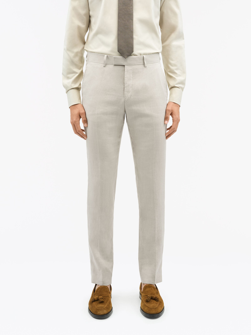 Tenuta Slim-Fit Linen Trousers 3
