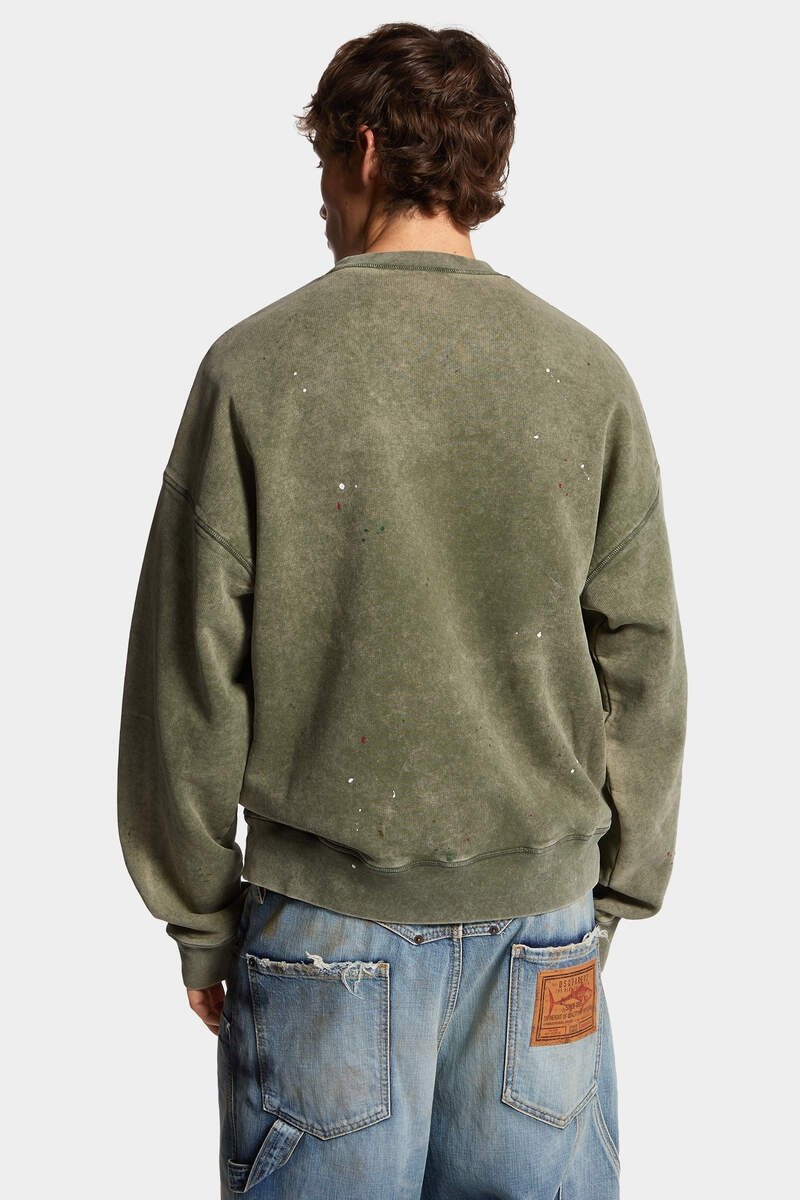 MARBLE DYED WITH VANISH SPOT CYPRO FIT SWEATSHIRT 4