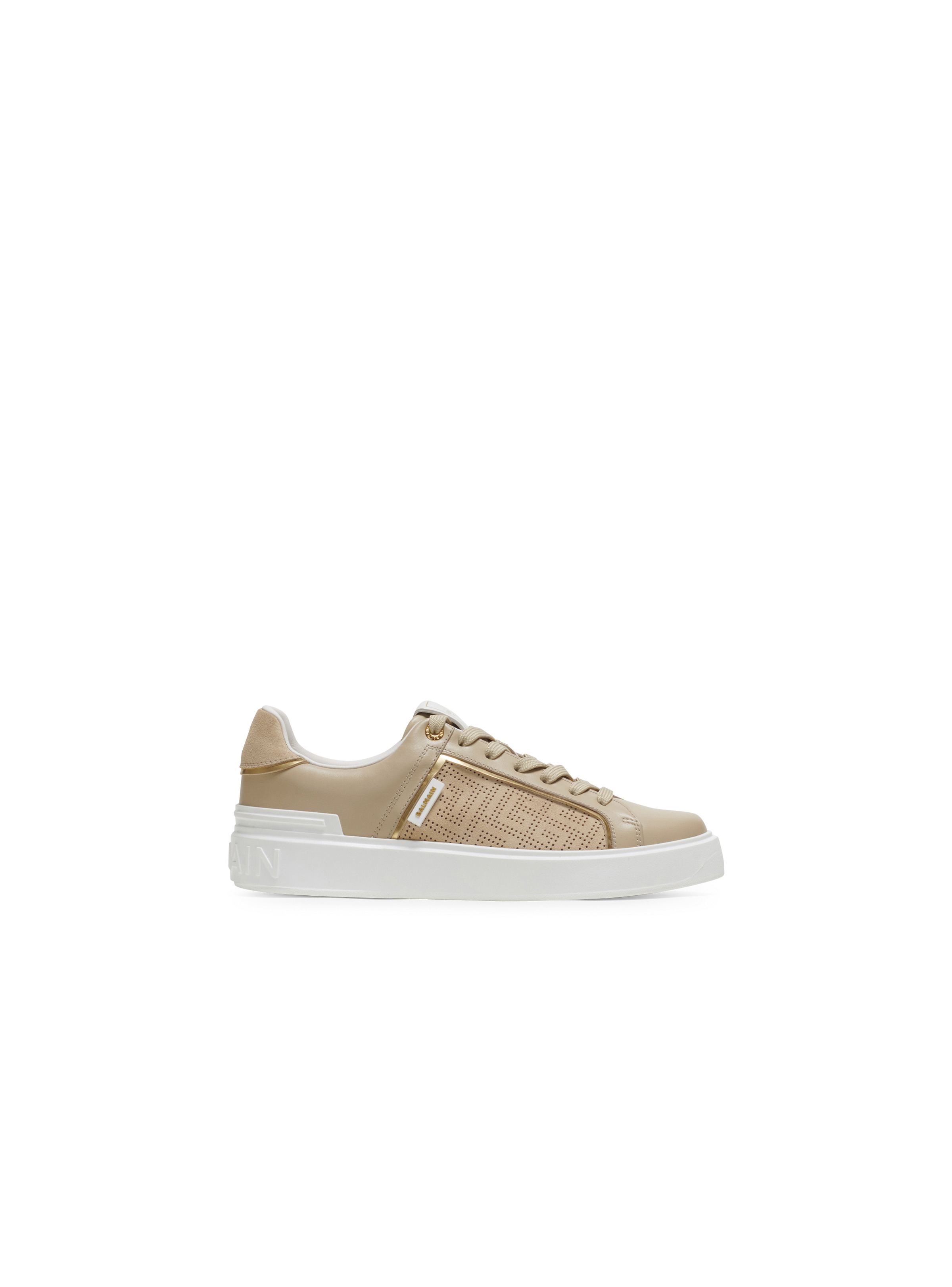 B-Court trainers in perforated monogrammed leather - 1