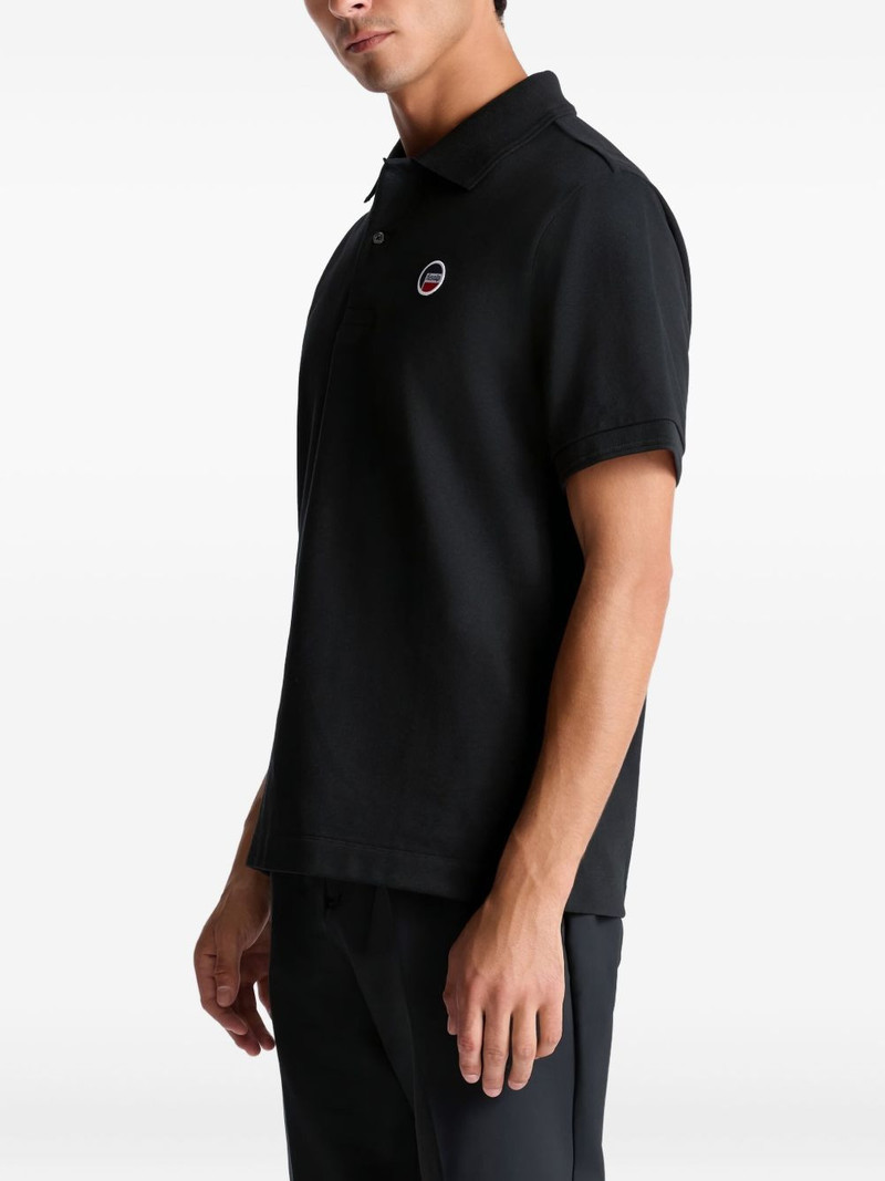 pique-cotton polo shirt 4
