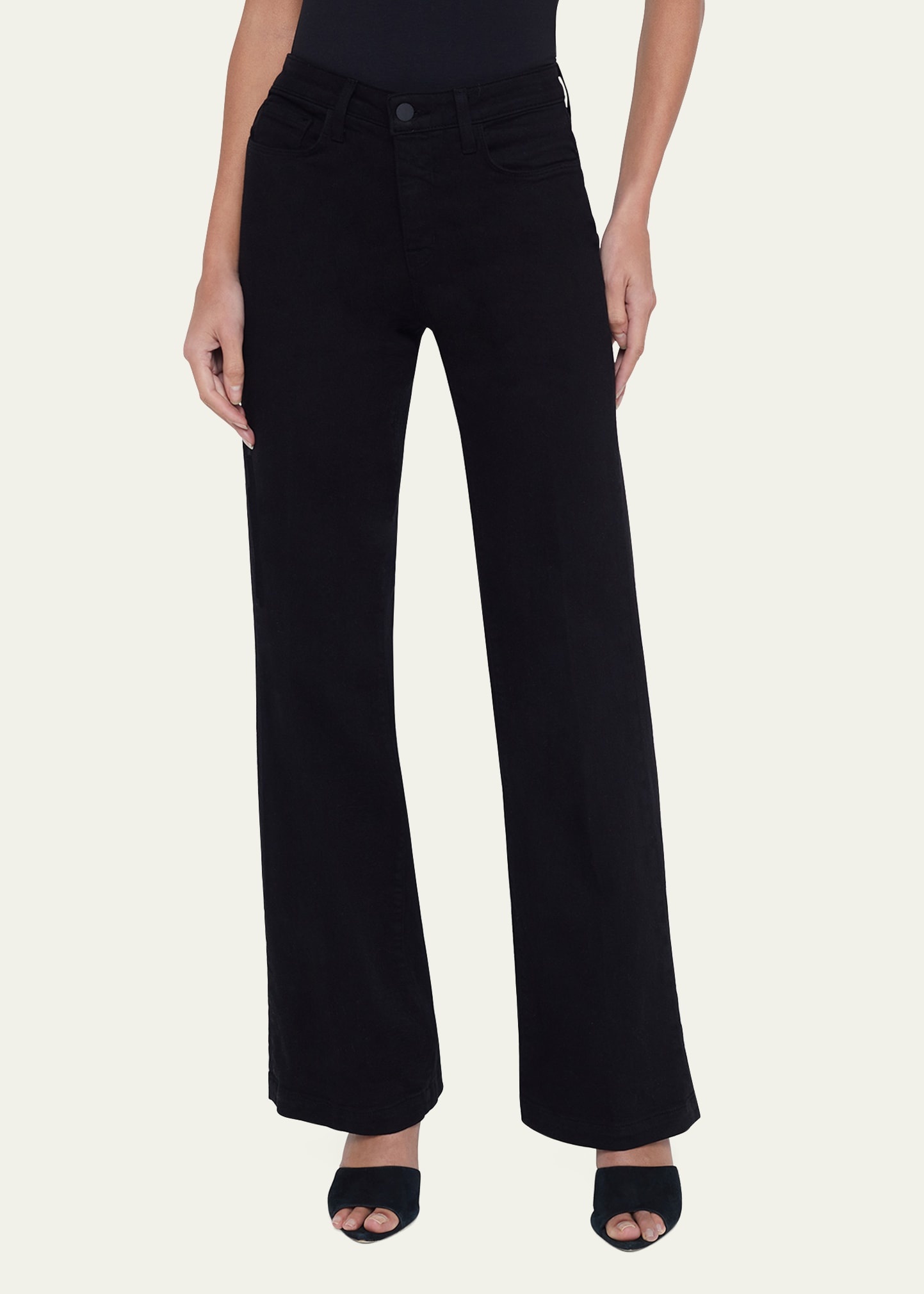 Scottie High-Rise Wide-Leg Jeans - 5
