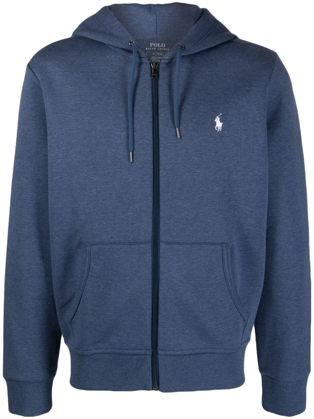 Polo Pony-embroidered zip-up hoodie - 1