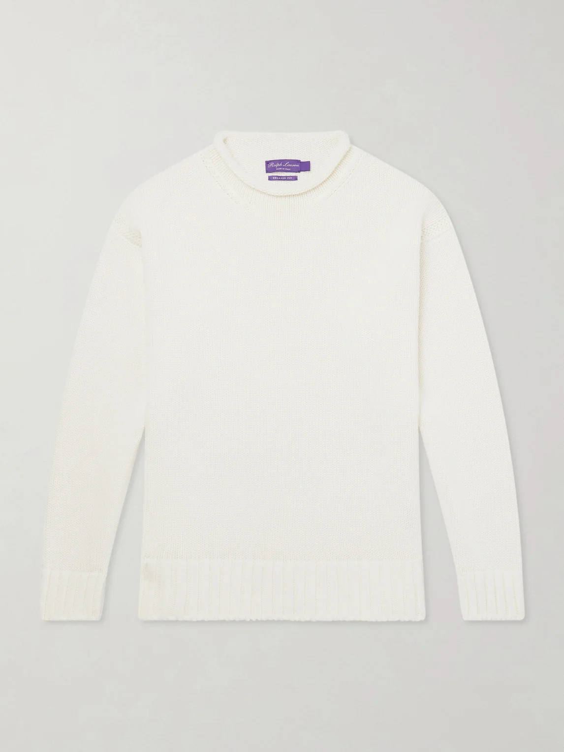 Knitted Cotton Sweater - 1