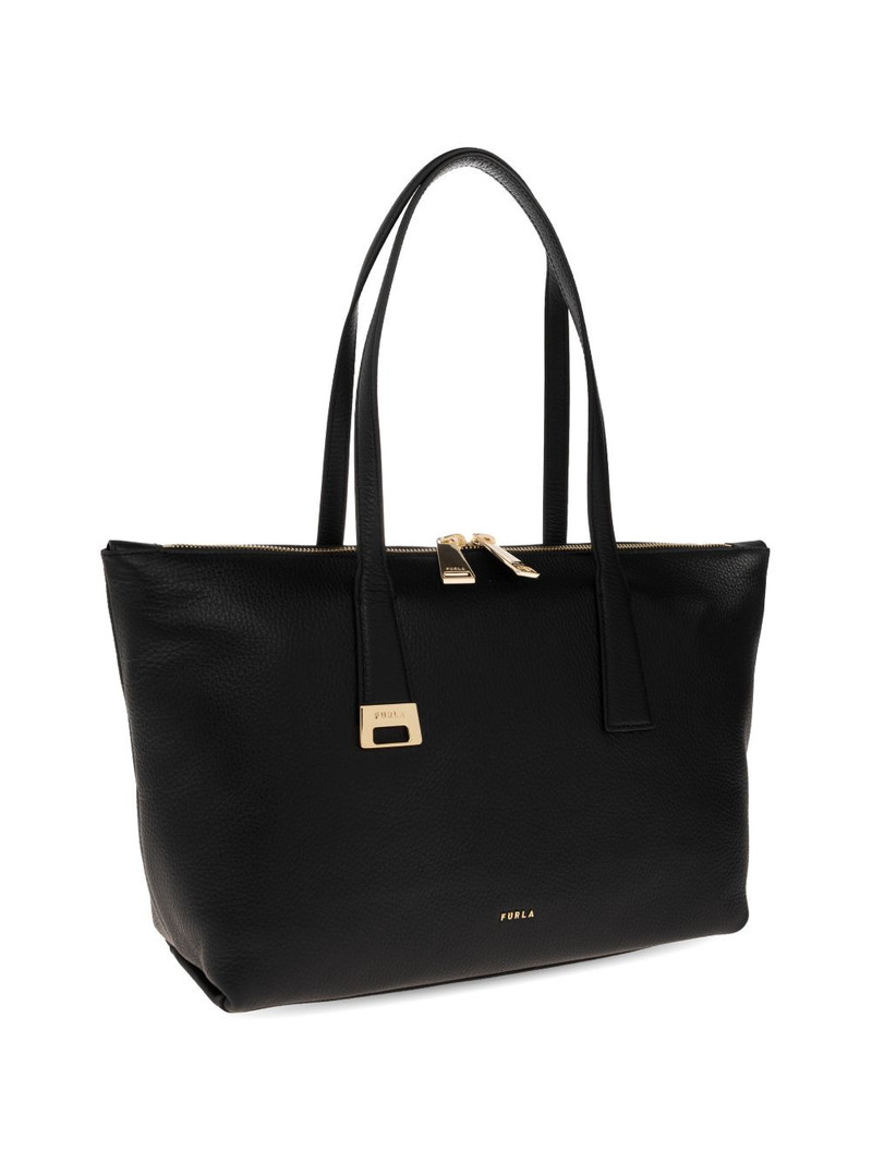 top handle leather tote bag 4