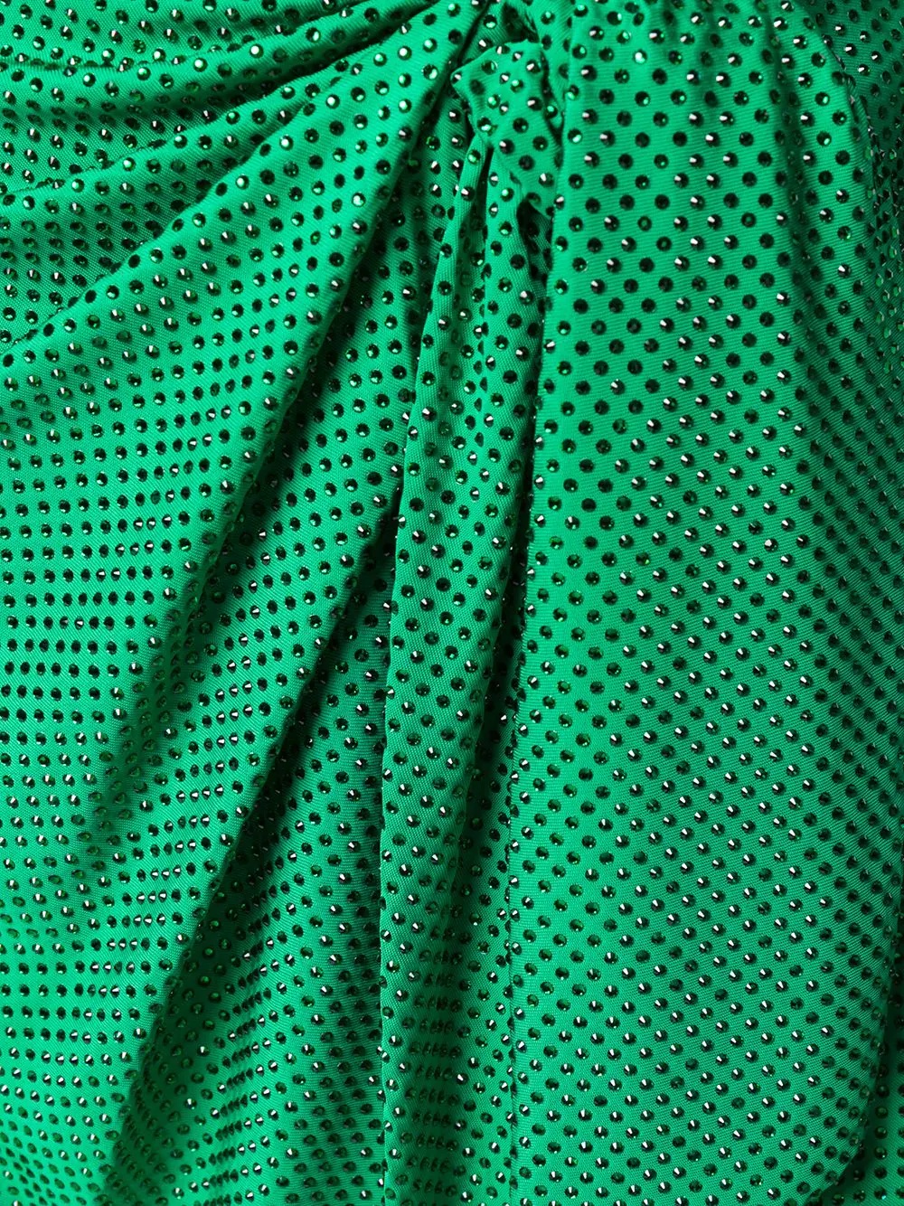 polka-dot ruched midi skirt - 5