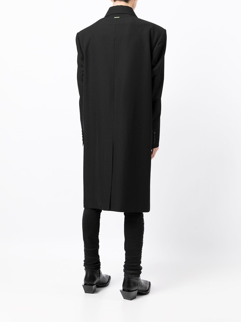 black wool coat - 4