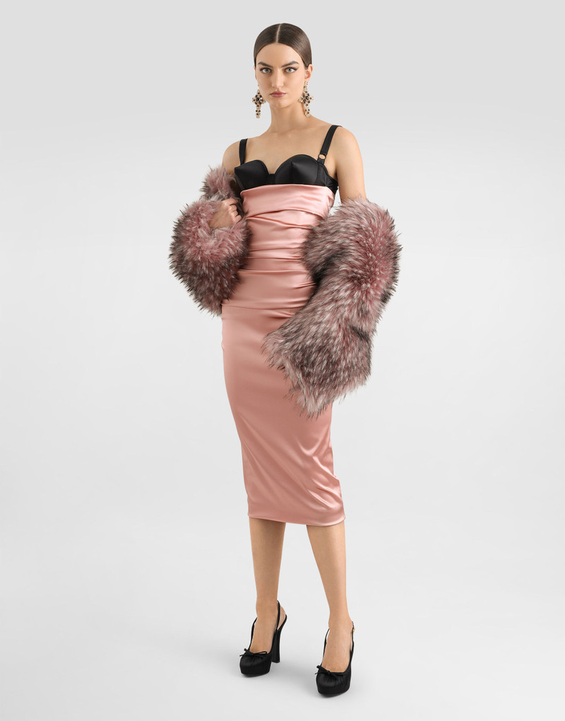 Dolce & Gabbana Short faux fur jacket outlook