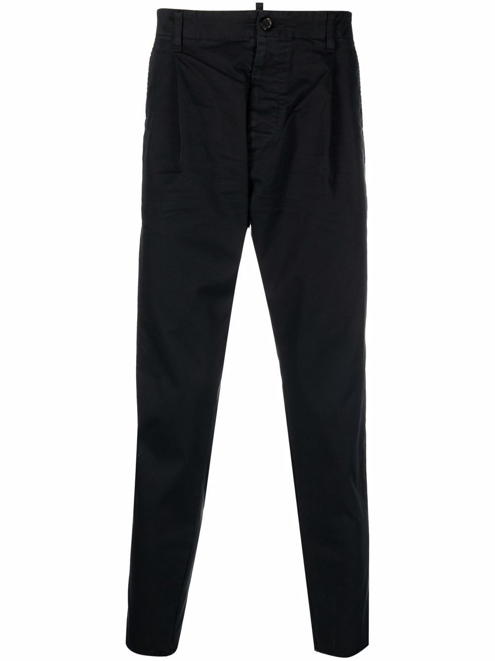 logo-panel straight trousers - 1