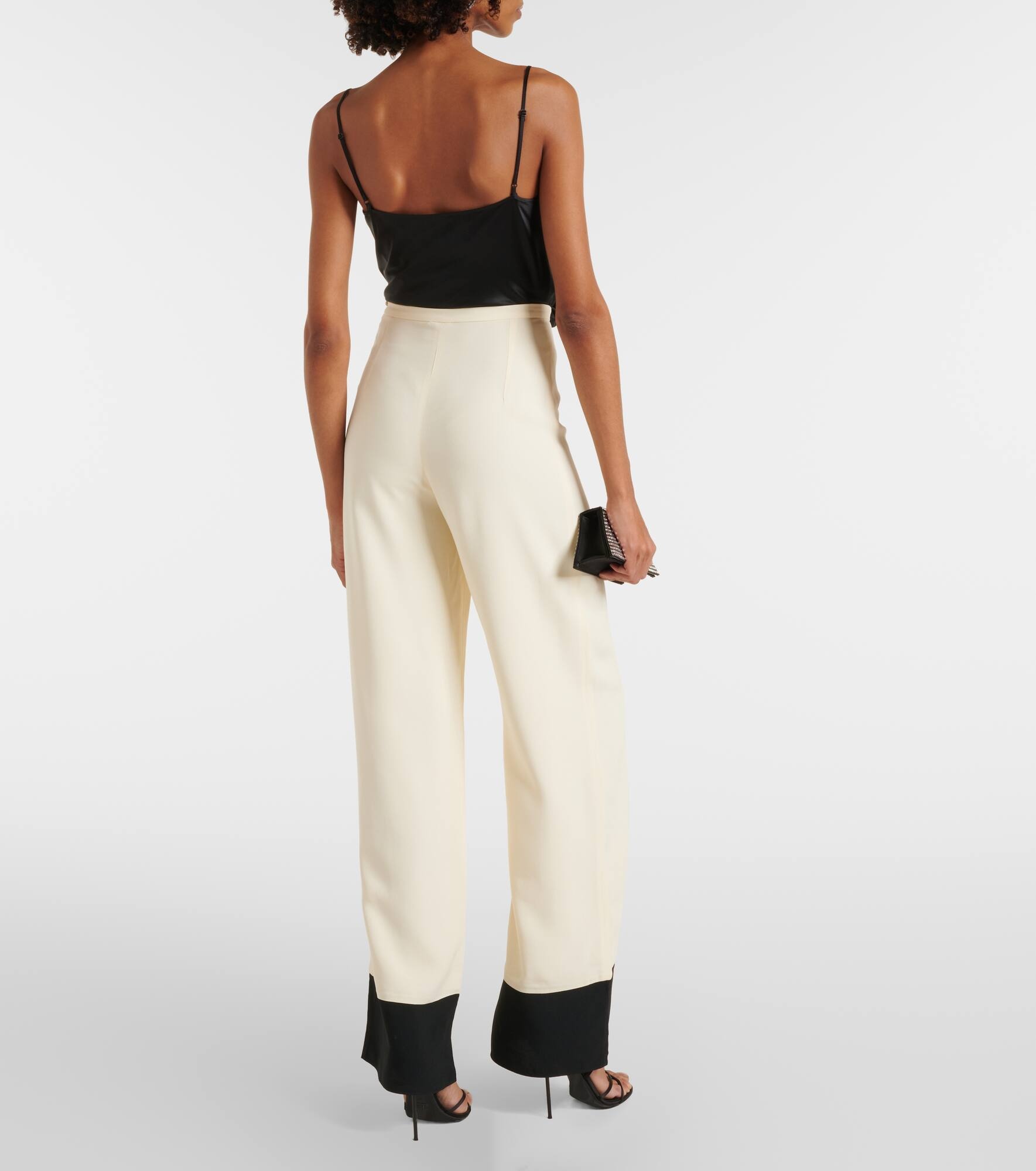 Marlene Corniche high-rise palazzo pants - 3