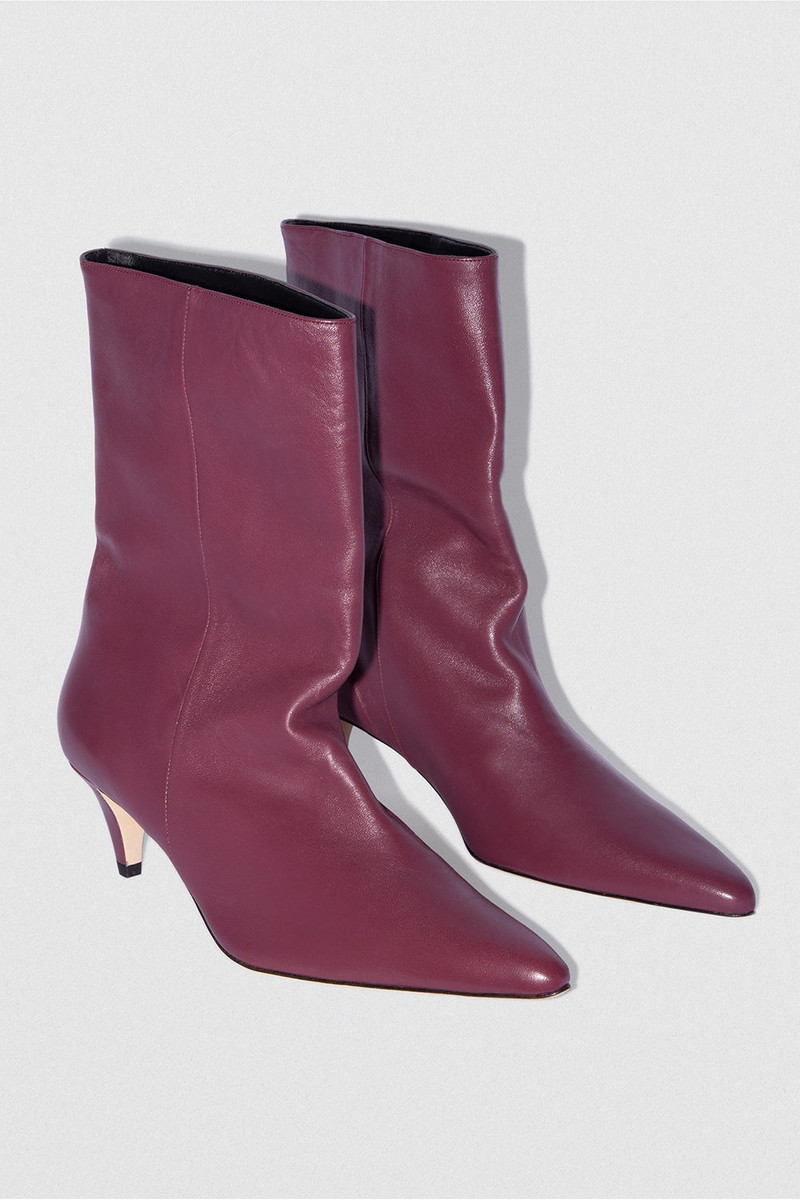 BY FAR LYSANDER ROSEWOOD LAMB NAPPA LEATHER outlook