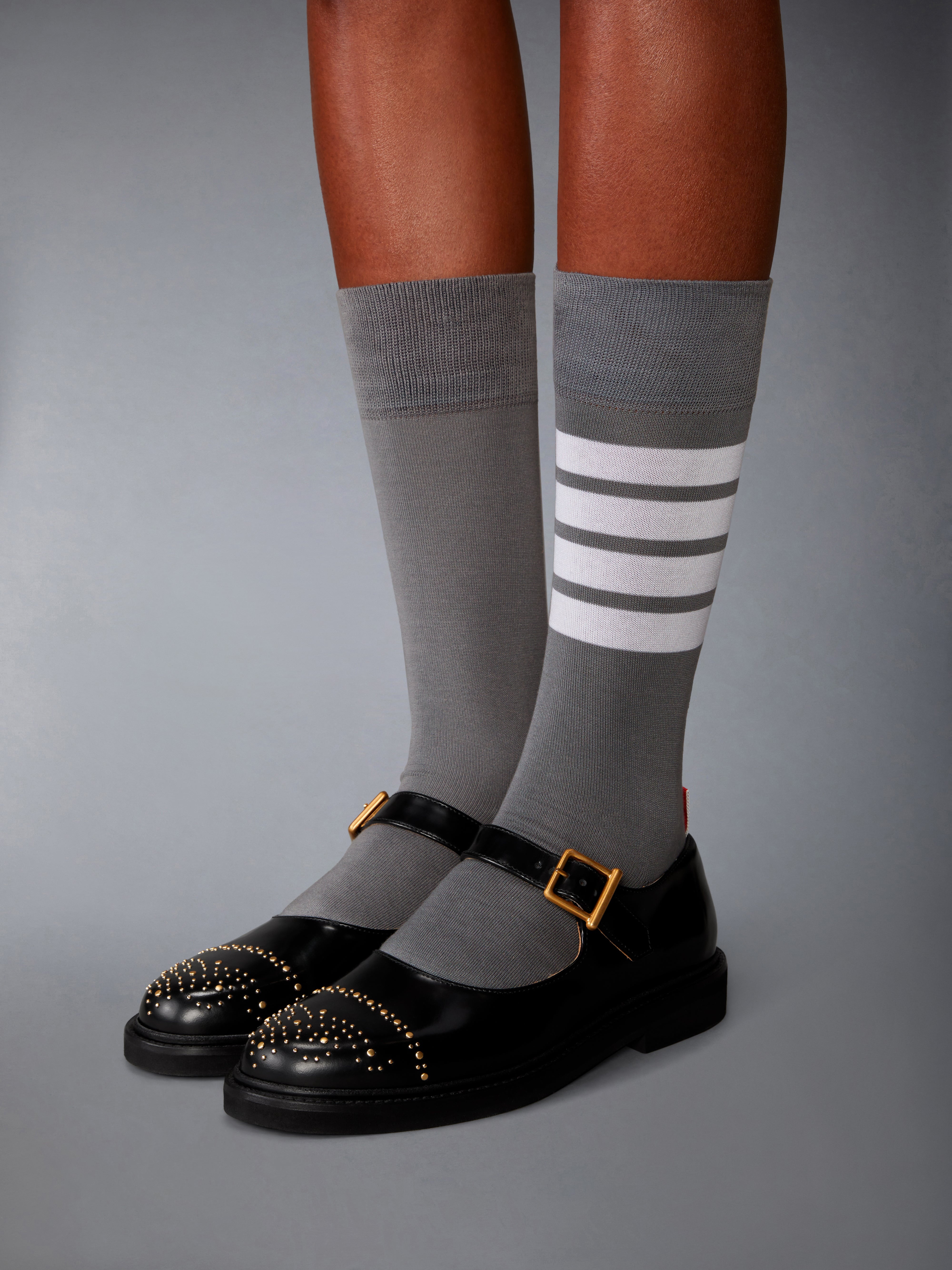 SOFT SPAZZOLATO LEATHER STUD THOM JOHN - 4