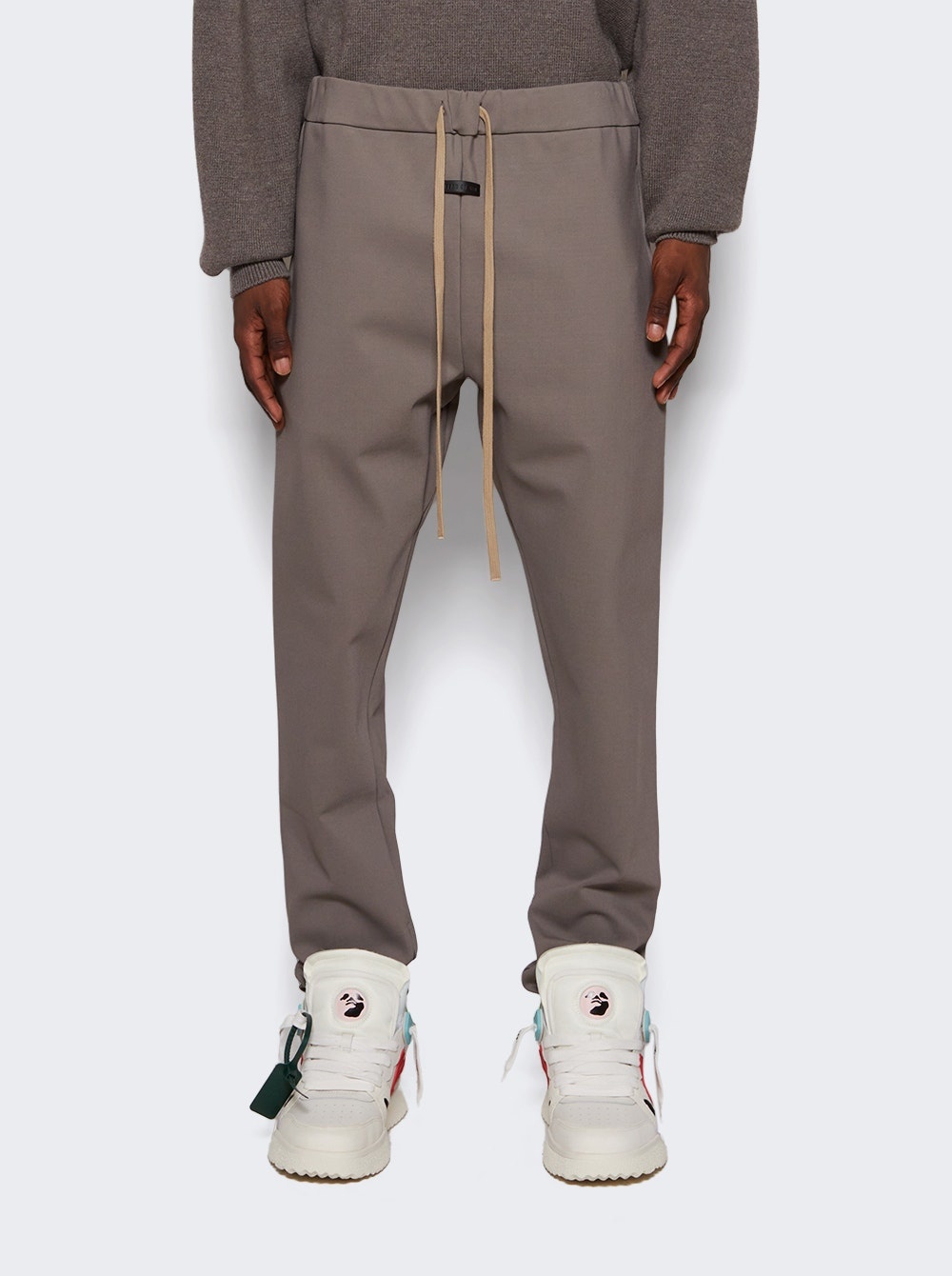 Fear of God Eternal Viscose Tricot Slim Pants Dusty Concrete Grey |  thewebster | REVERSIBLE