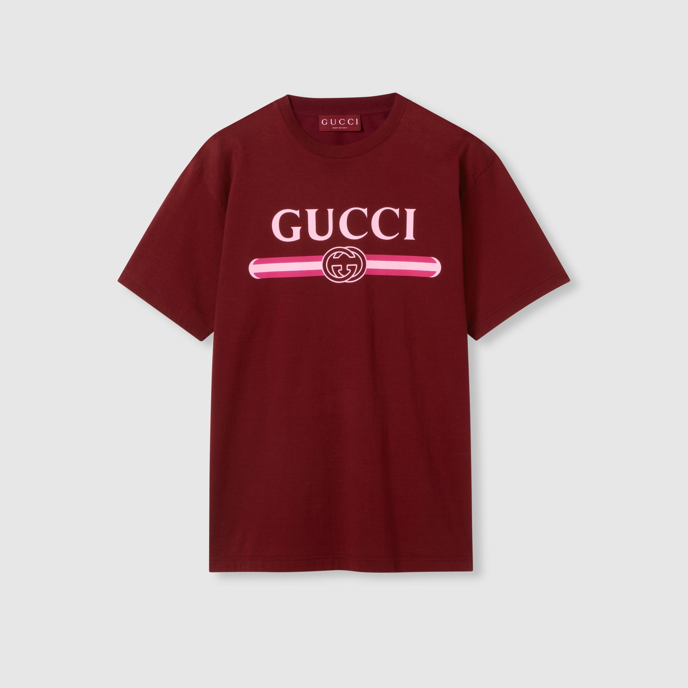 Cotton jersey T-shirt with print - 1