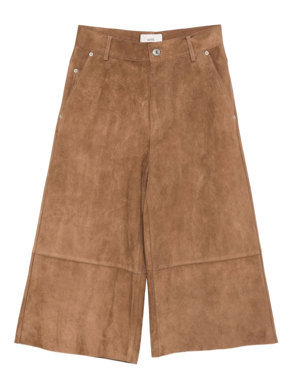 Ami Paris Trousers Brown - 1