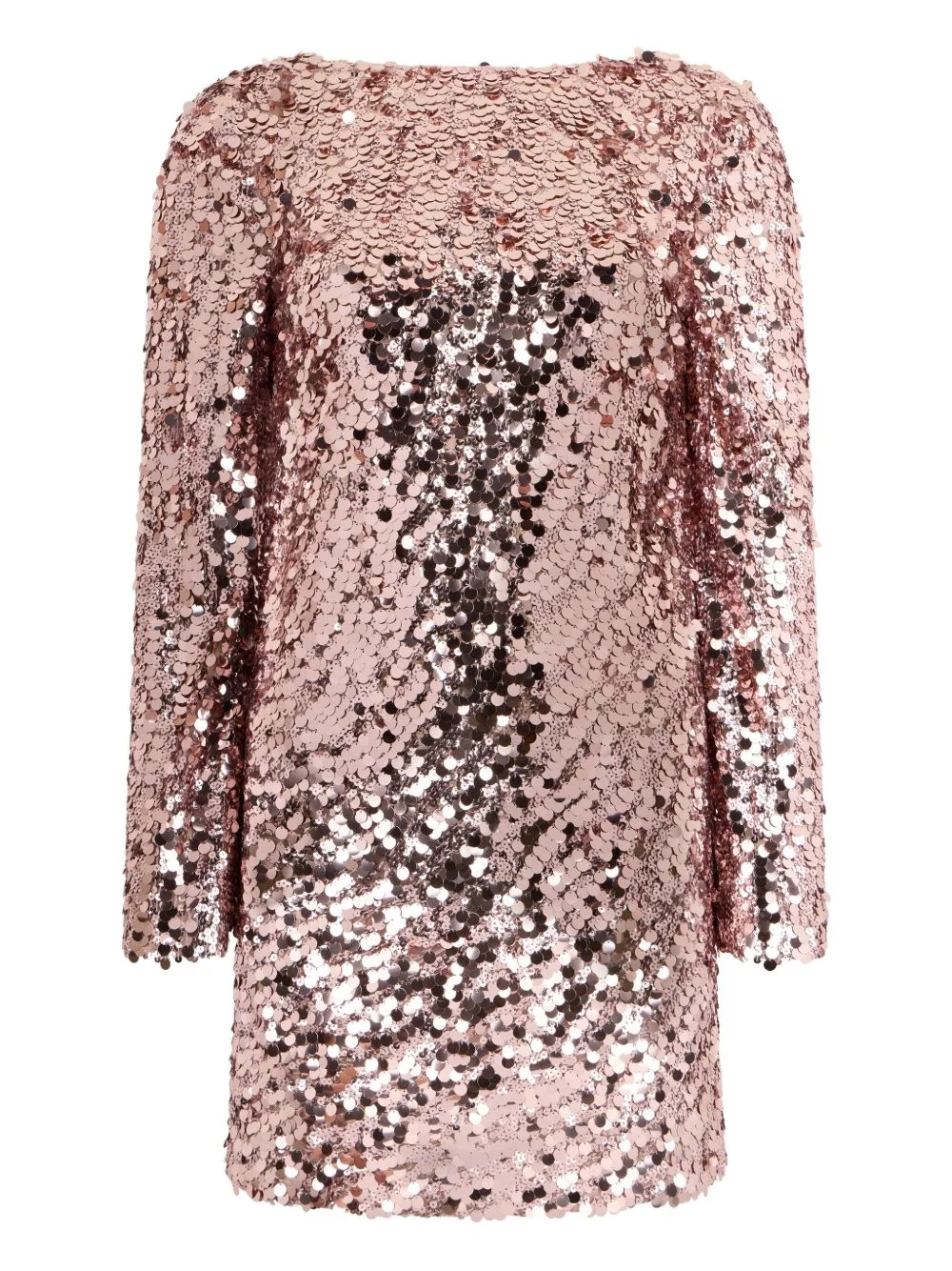 sequin-embellished mini dress - 1