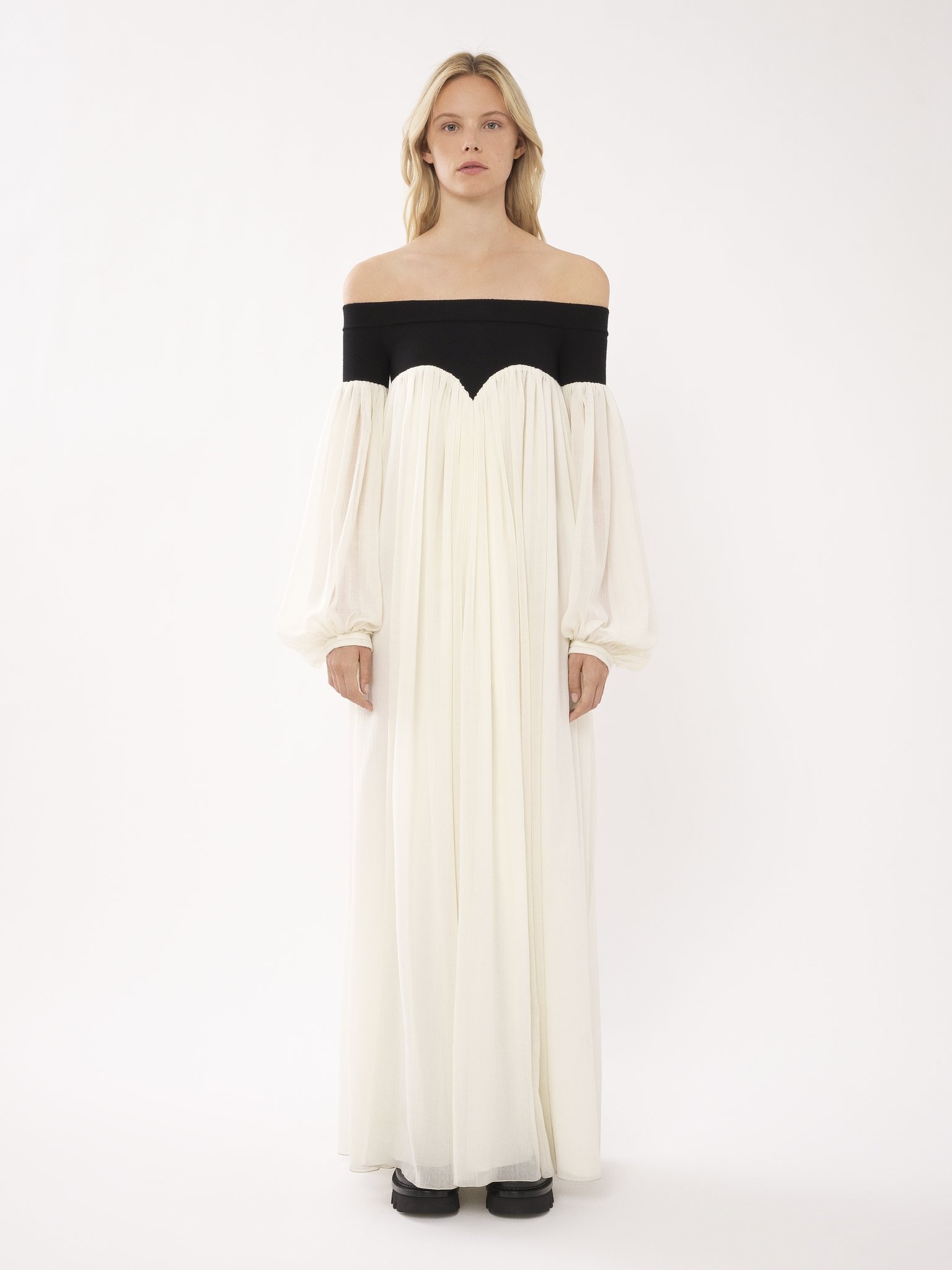 OFF-THE-SHOULDER MAXI DRESS - 3