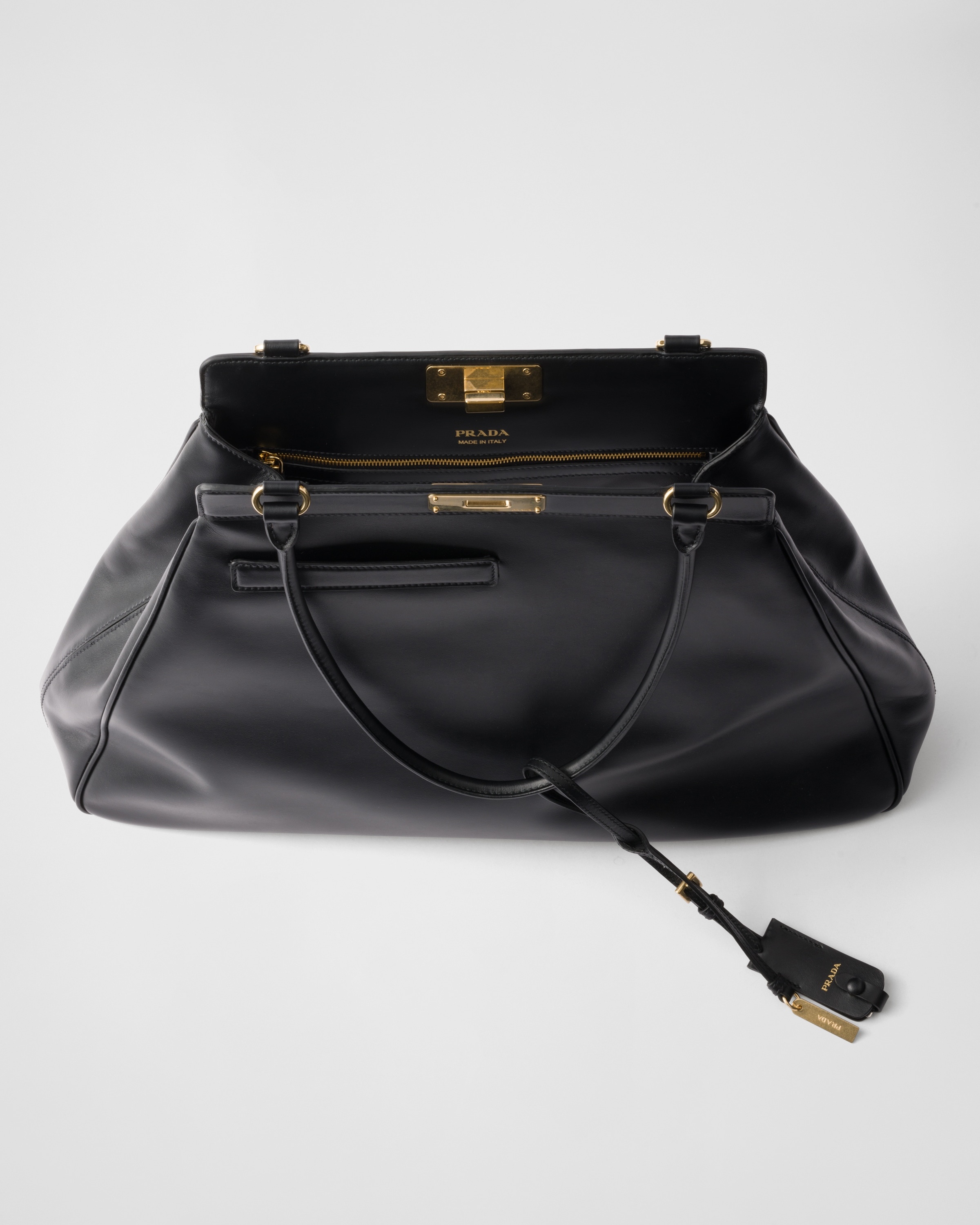Large leather tote bag - 4