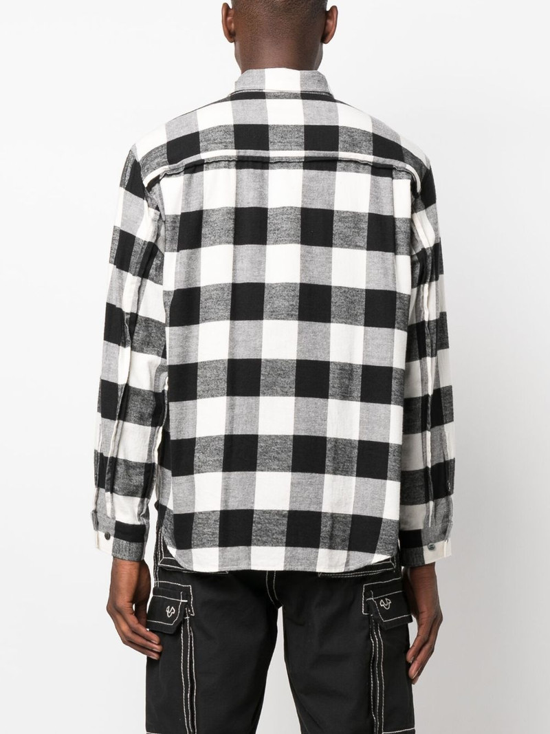 check-pattern cotton shirt 4
