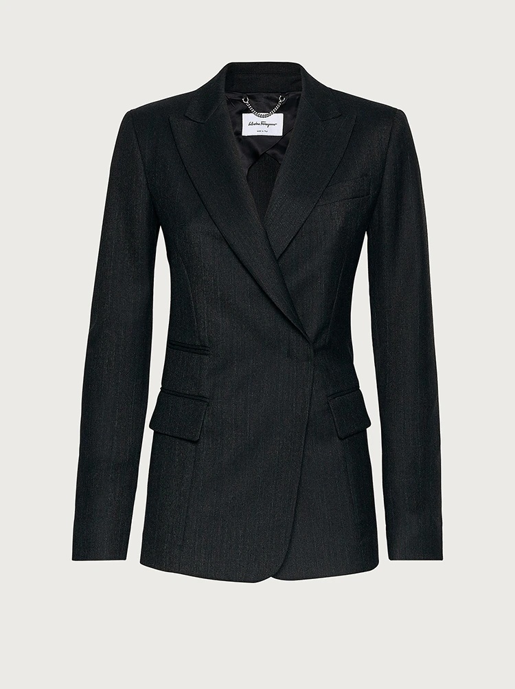 DOUBLE BREASTED BLAZER - 1