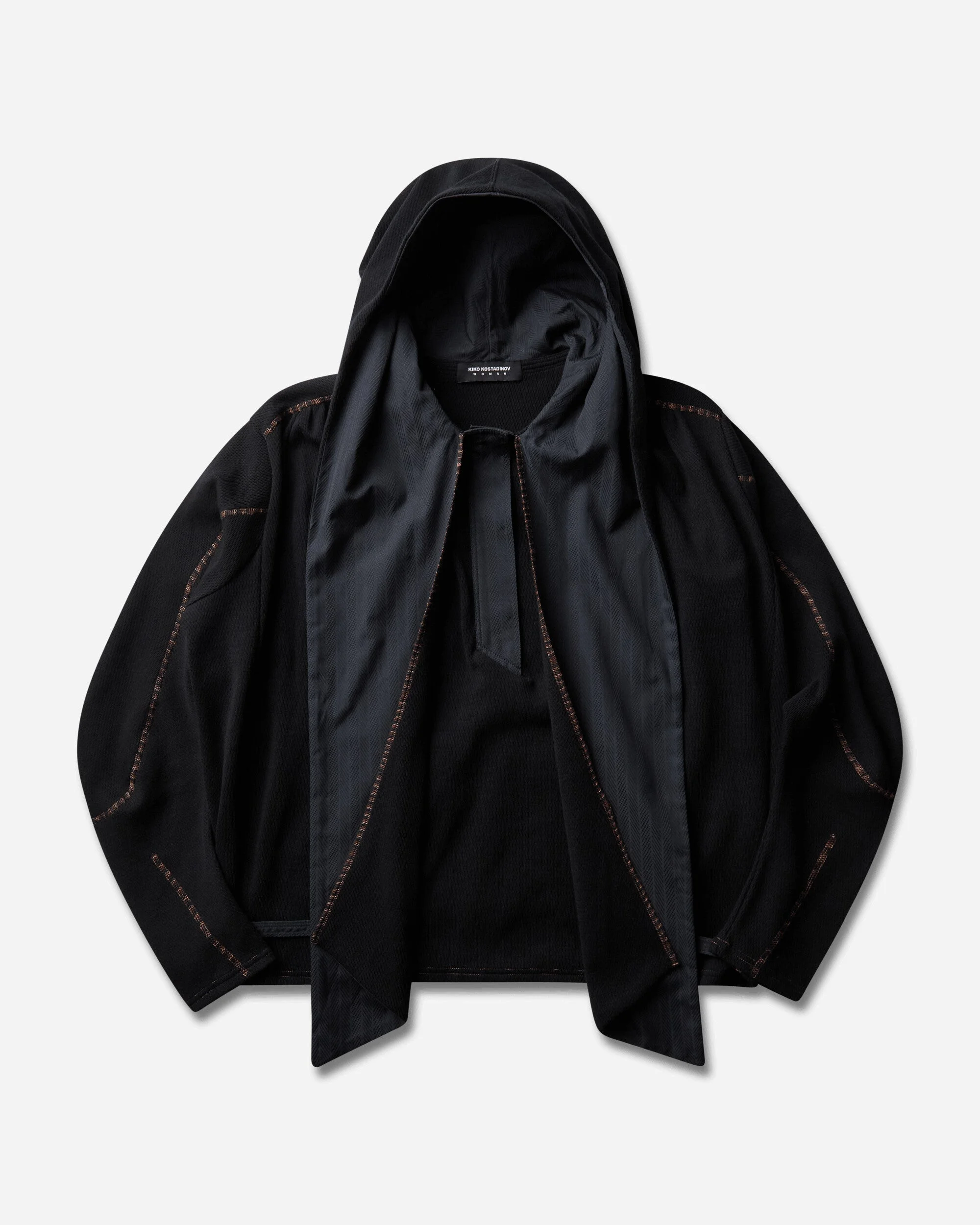 Women's Petrel Hooded Pullover Ink Black - 1