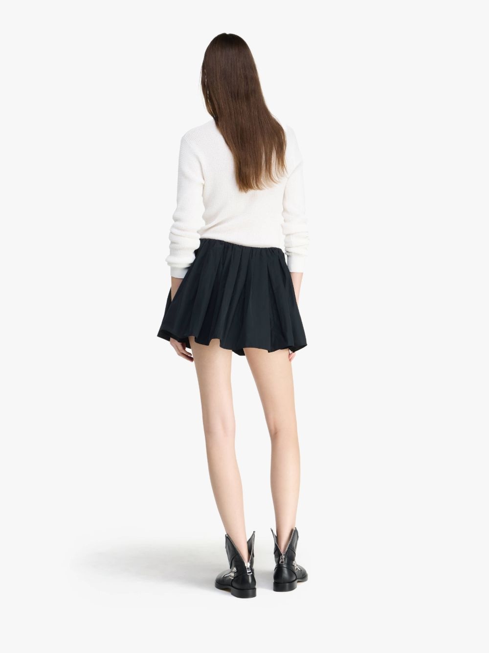GATHERED CIRCLE SKORT - 3
