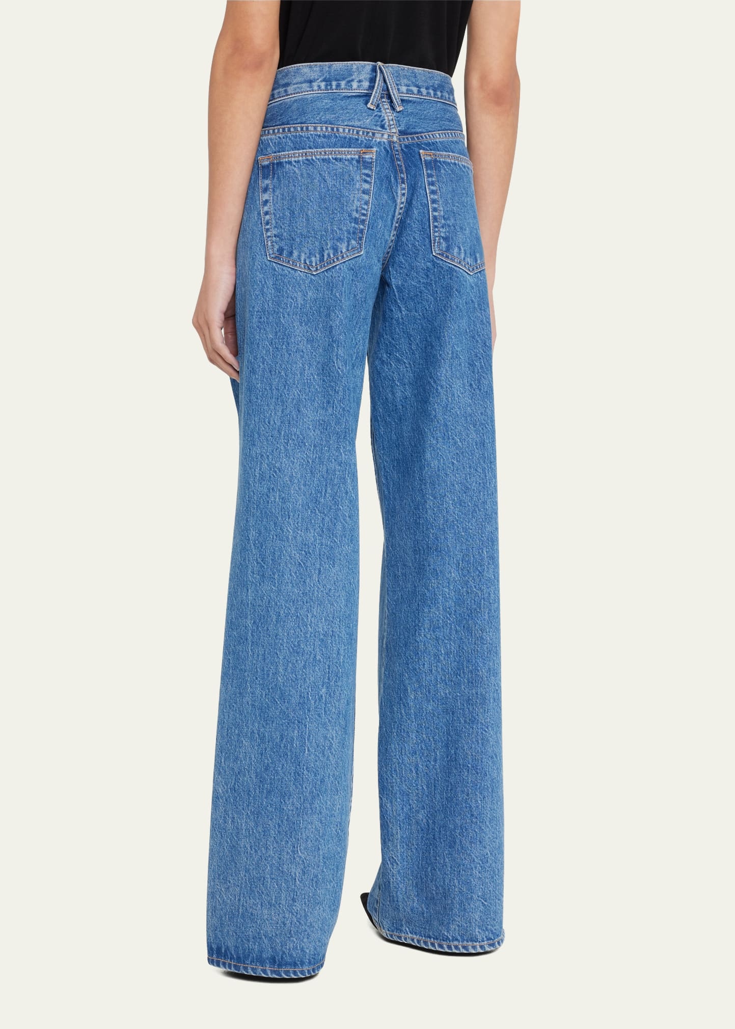 Mica Low-Rise Wide Relaxed Jeans - 3