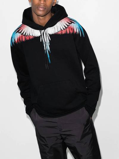 Marcelo Burlon County Of Milan Wings print hoodie outlook