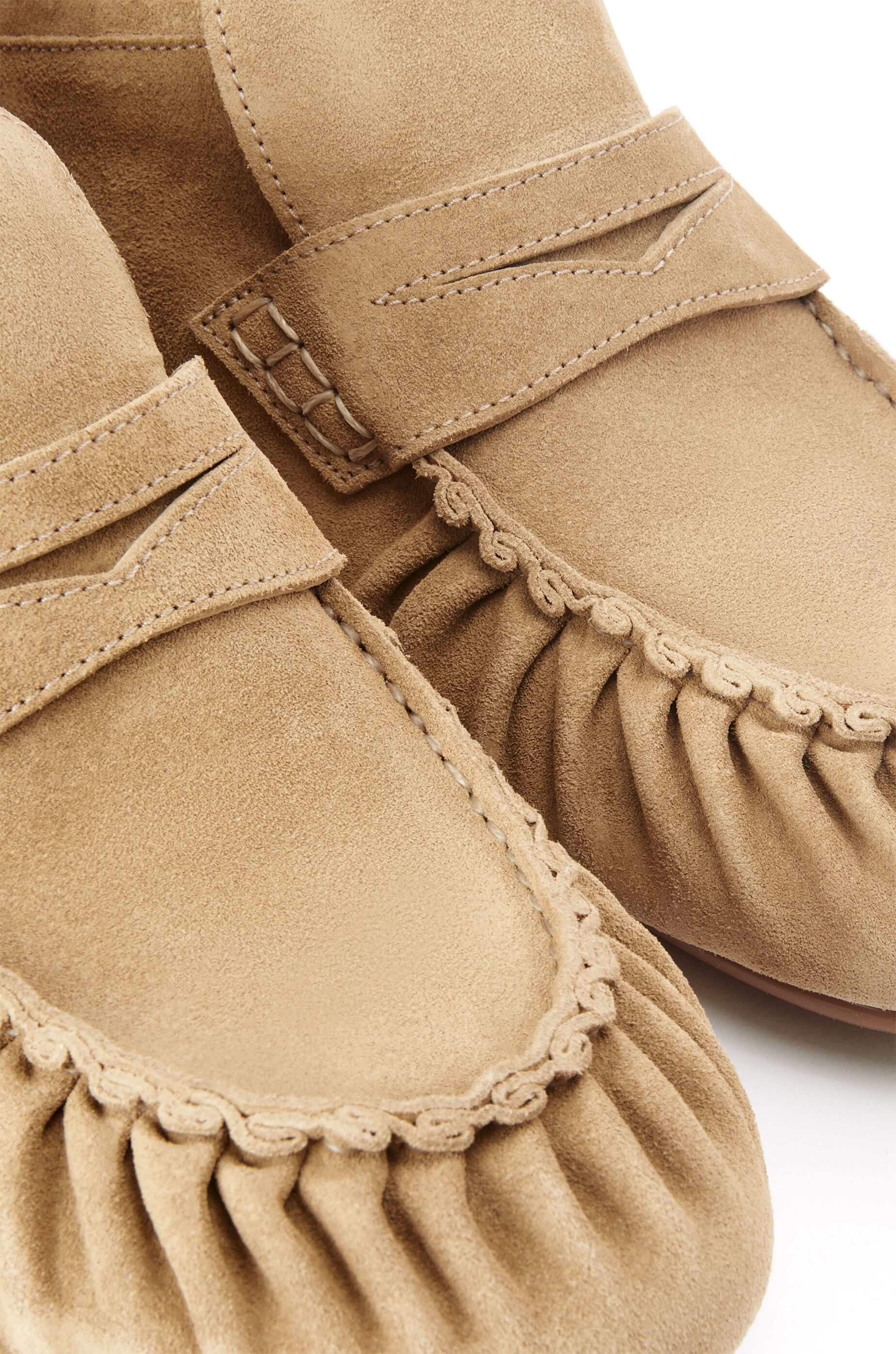 Soft slip on moccasin in suede - 4