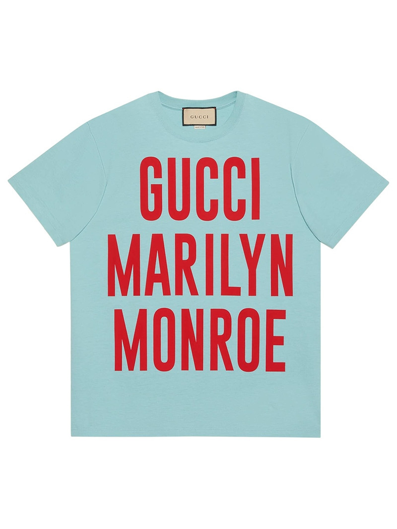 Love Parade Marilyn Monroe Tee Blue And Red - 1
