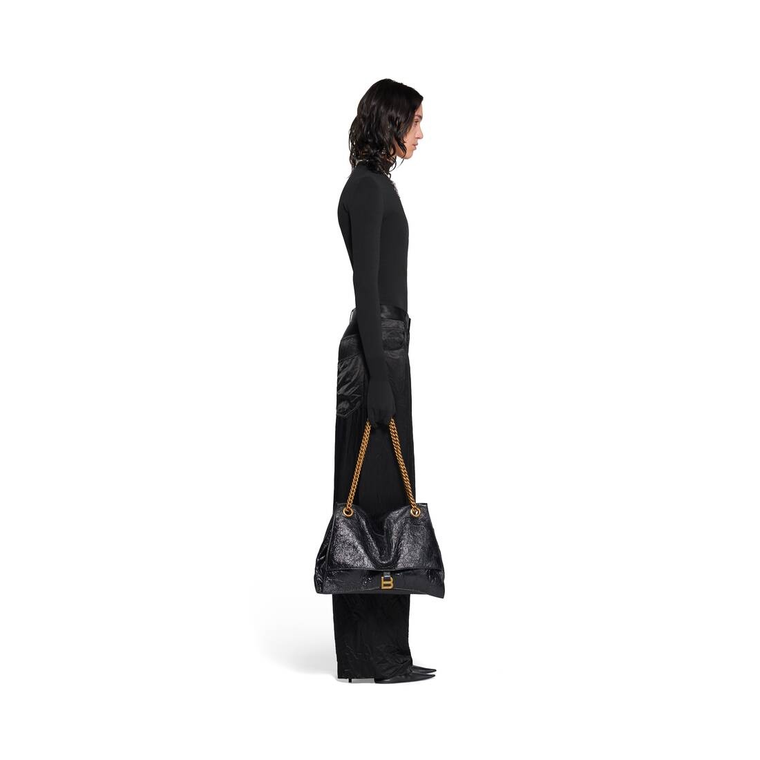 5 Pocket Baggy Pants in Black - 3