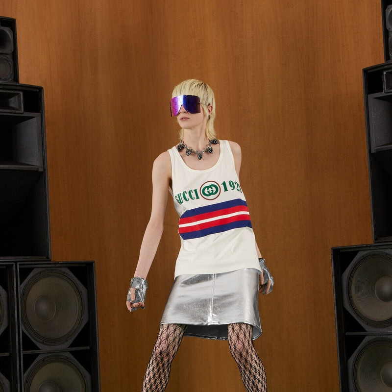 Gucci Logo 1921 Cotton Tank Top 2