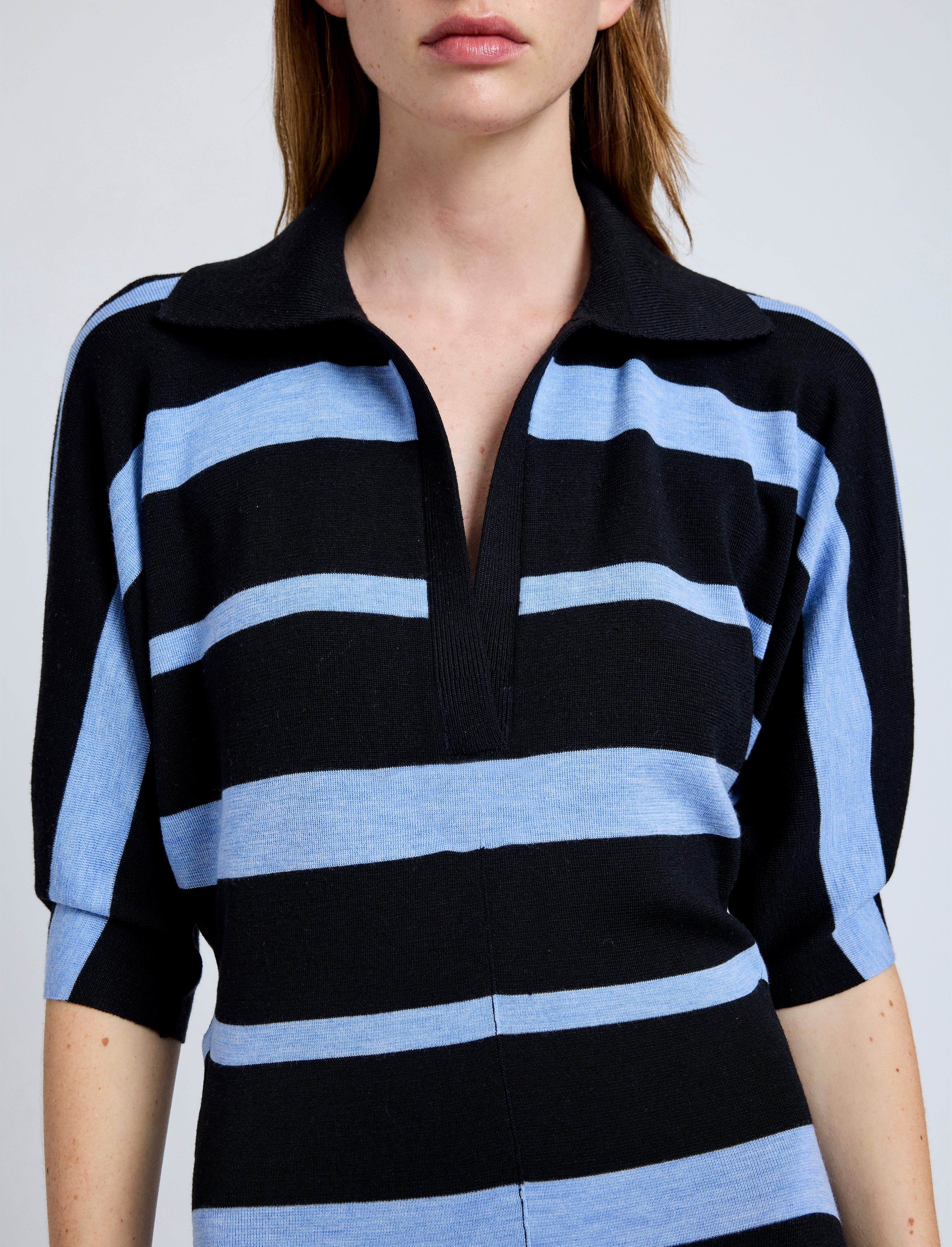 Solana Dress in Superfine Merino Silk - 5