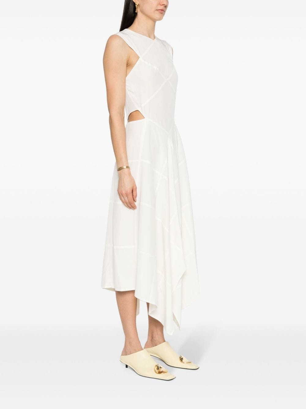 Silky Vichy Danube silk dress - 3