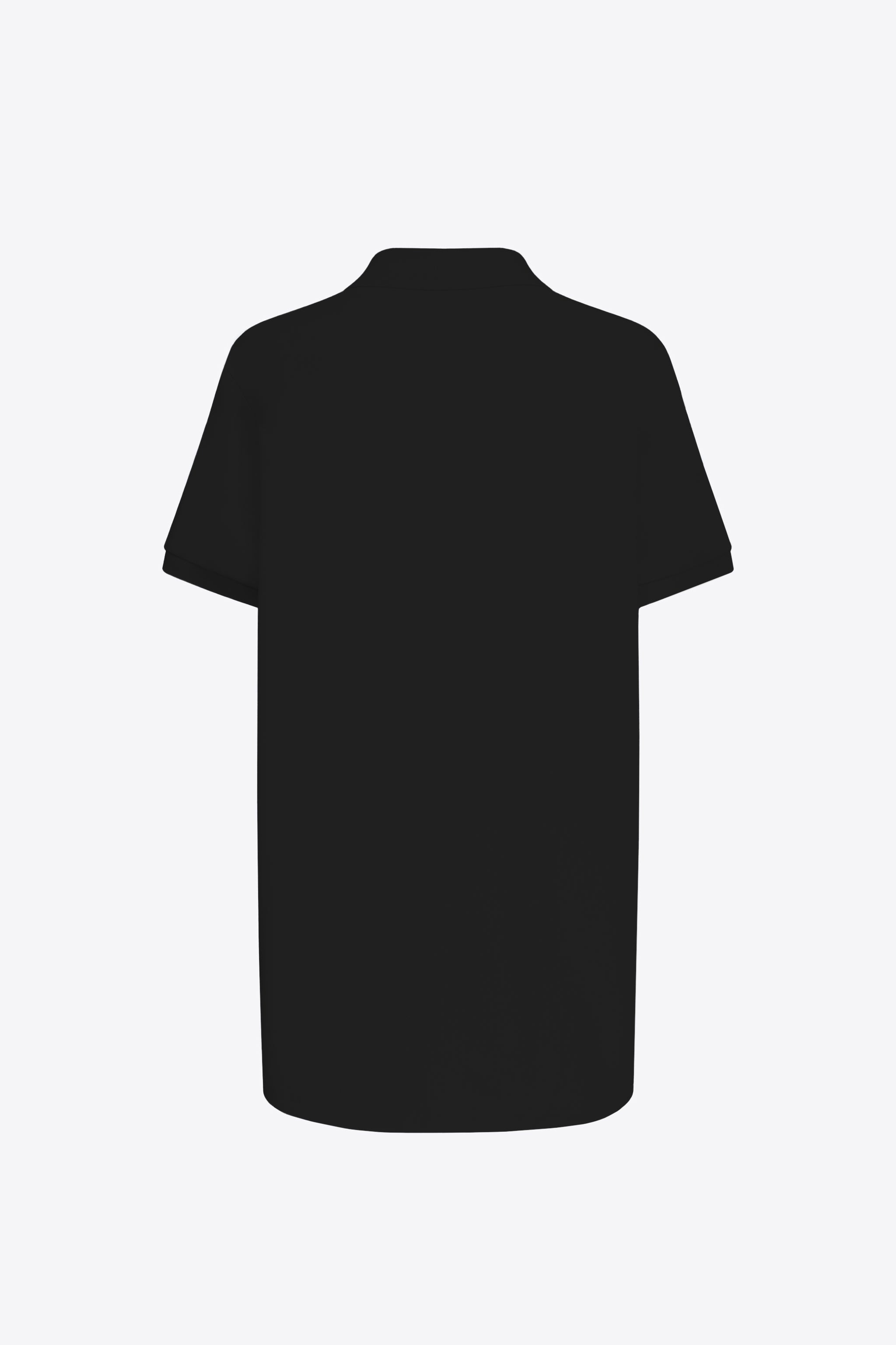 CRYSTAL HEART CUTOUT POLO DRESS - 2