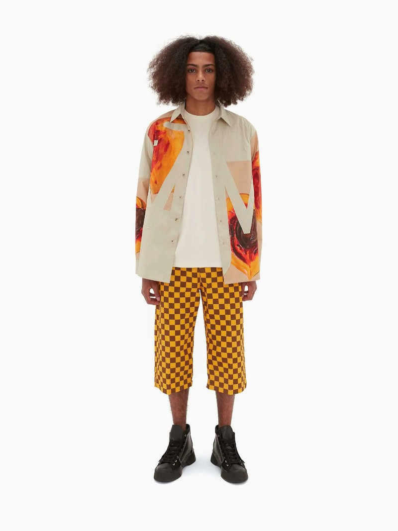 JW Anderson VEGGIE FRUIT RELAXED ANCHOR APPLIQUE SHIRT outlook