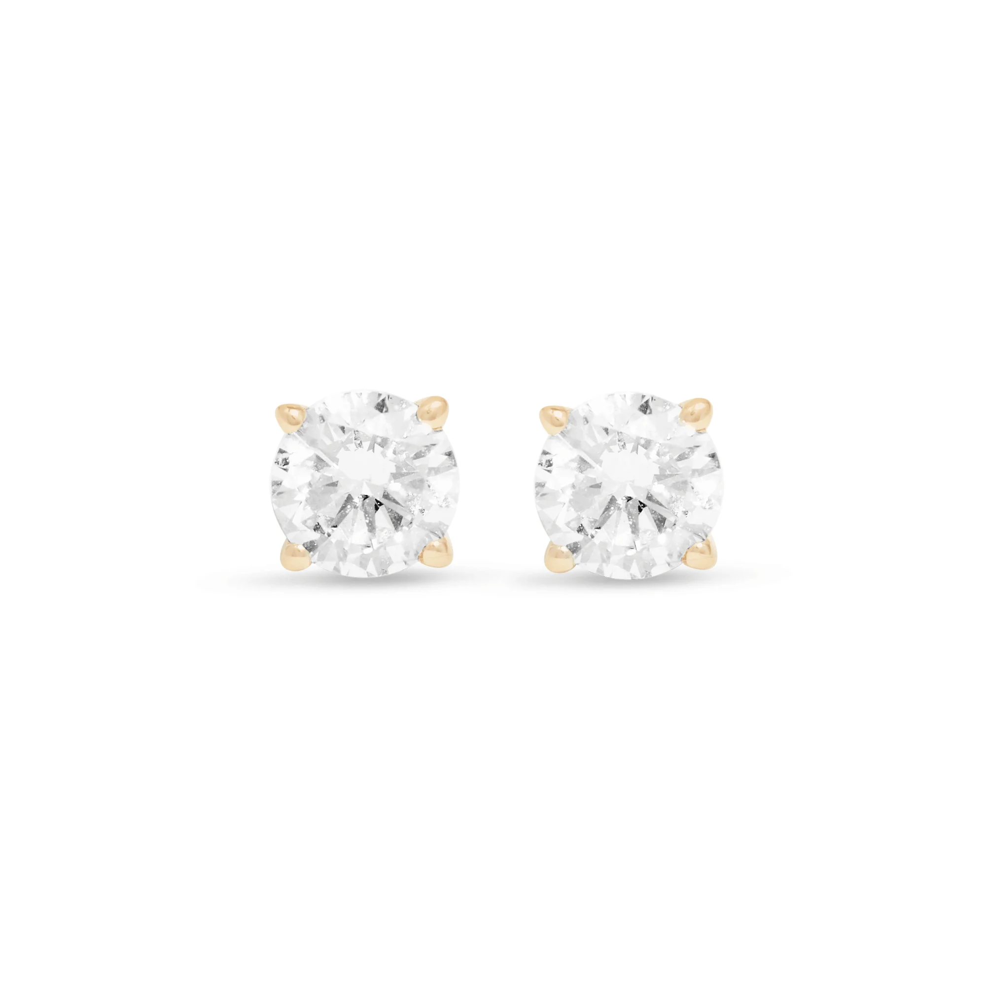 LAB-Created Dainty Diamond Studs - 1