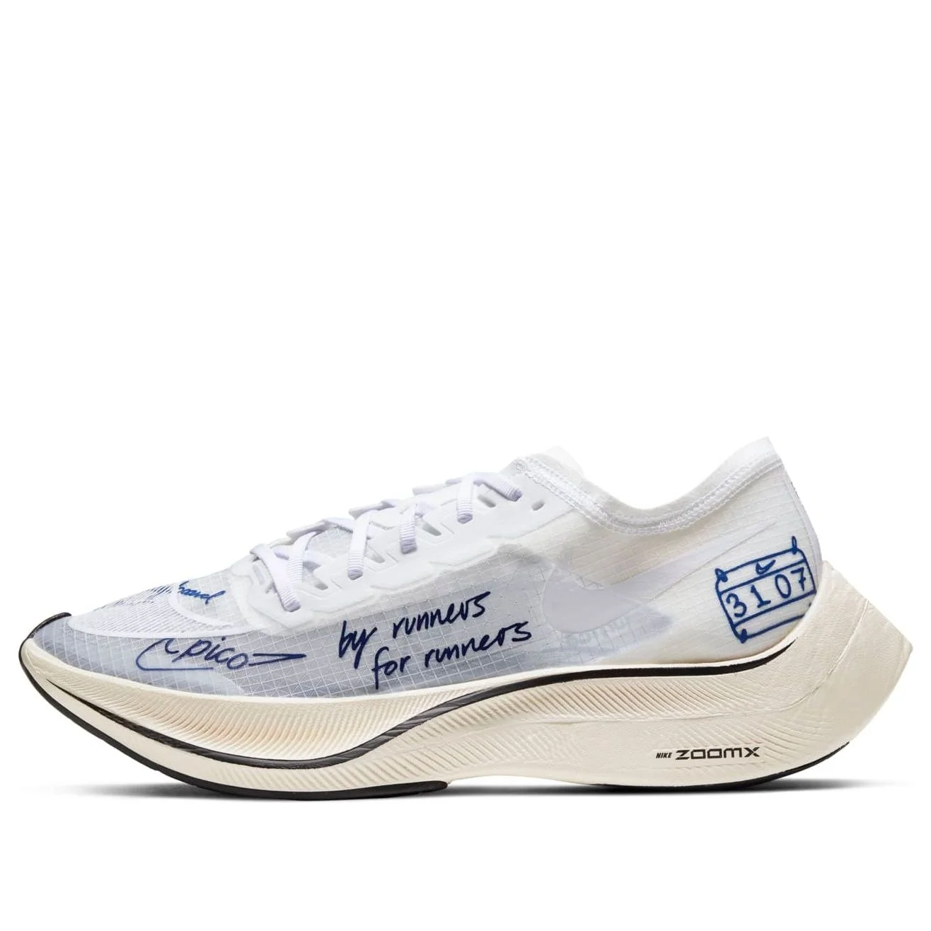 Nike 줌X Vaporfly NEXT% '파란 리본 스포츠 화이트' CU4844-100 - 1