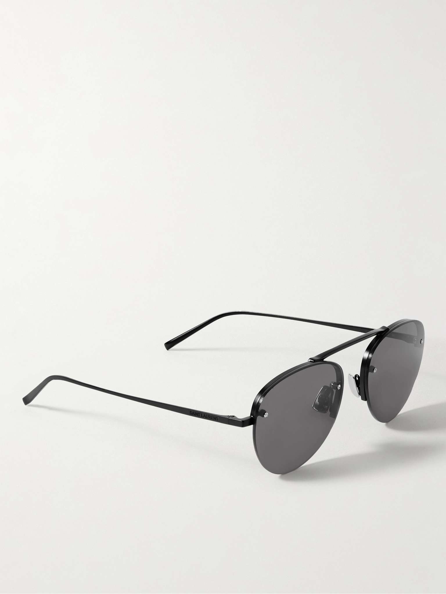 Aviator-Style Metal Sunglasses - 2