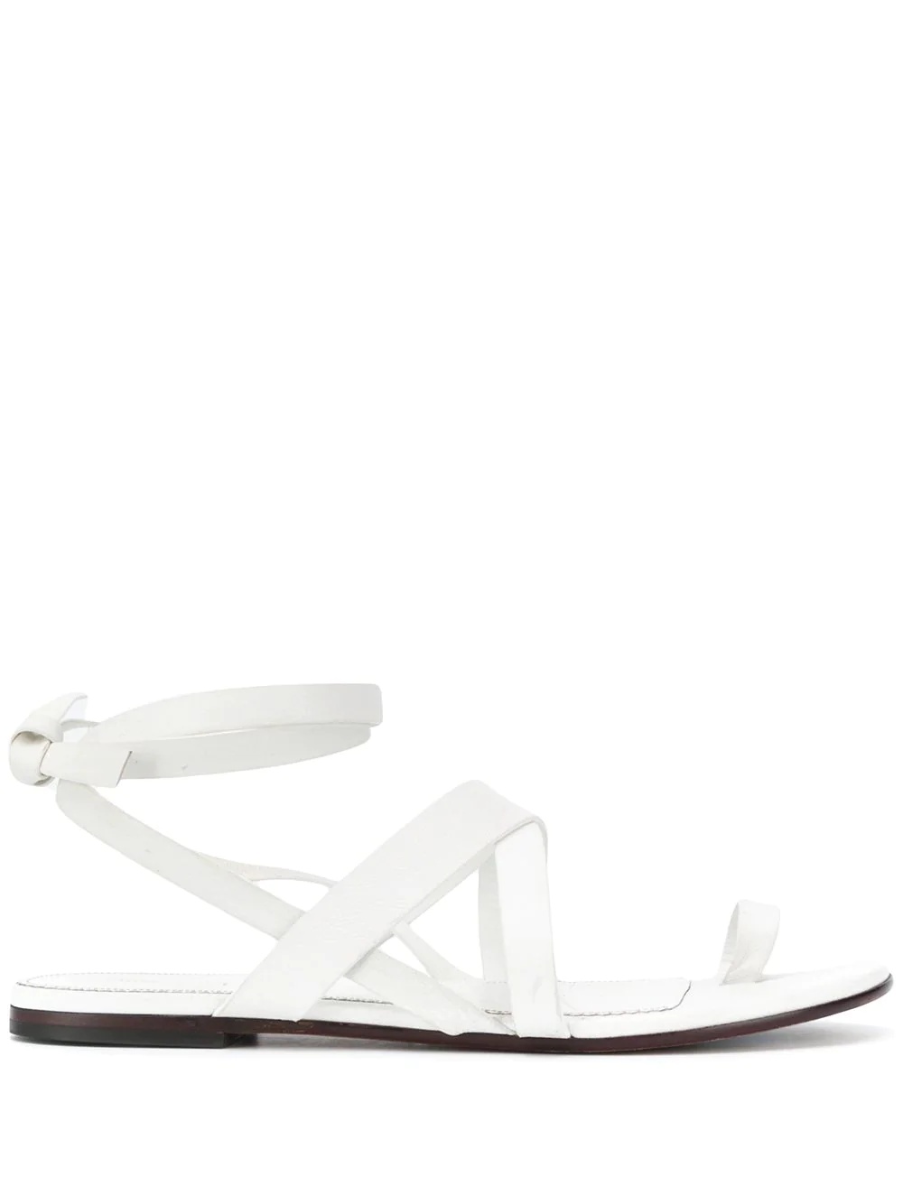 crossover strap sandals - 1