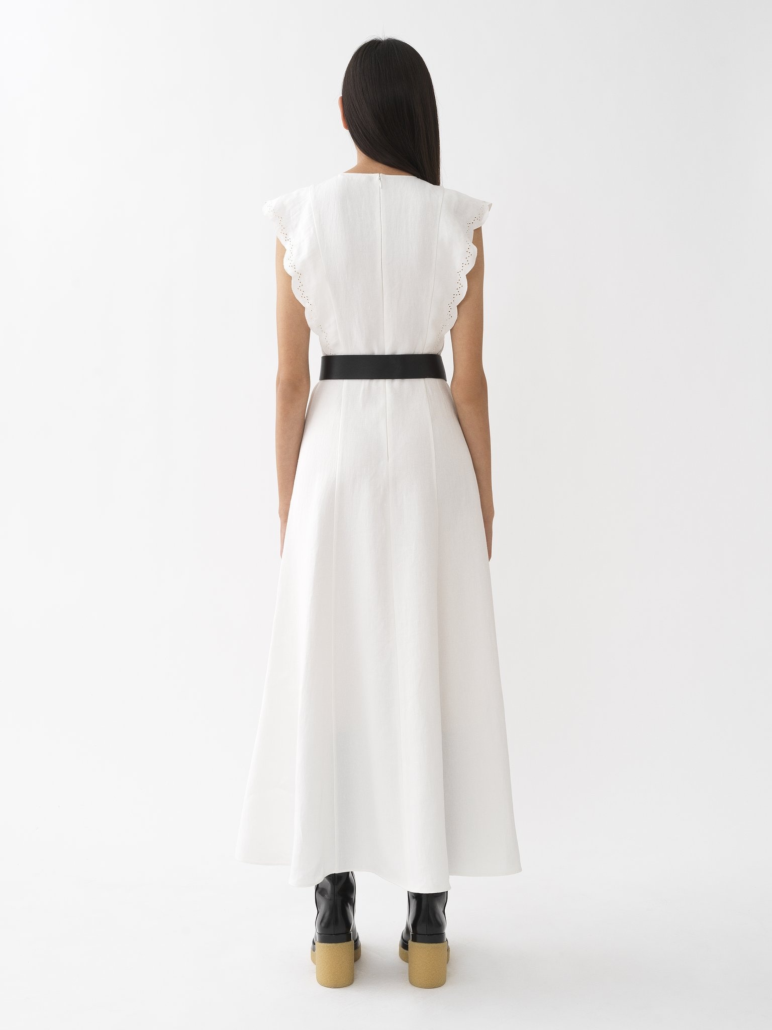 ANKLE-LENGTH FLARED DRESS - 3